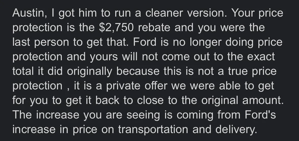 Ford Maverick Permaplate protection worth it? Is my dealer trying to pull a fast one? IMG_7102