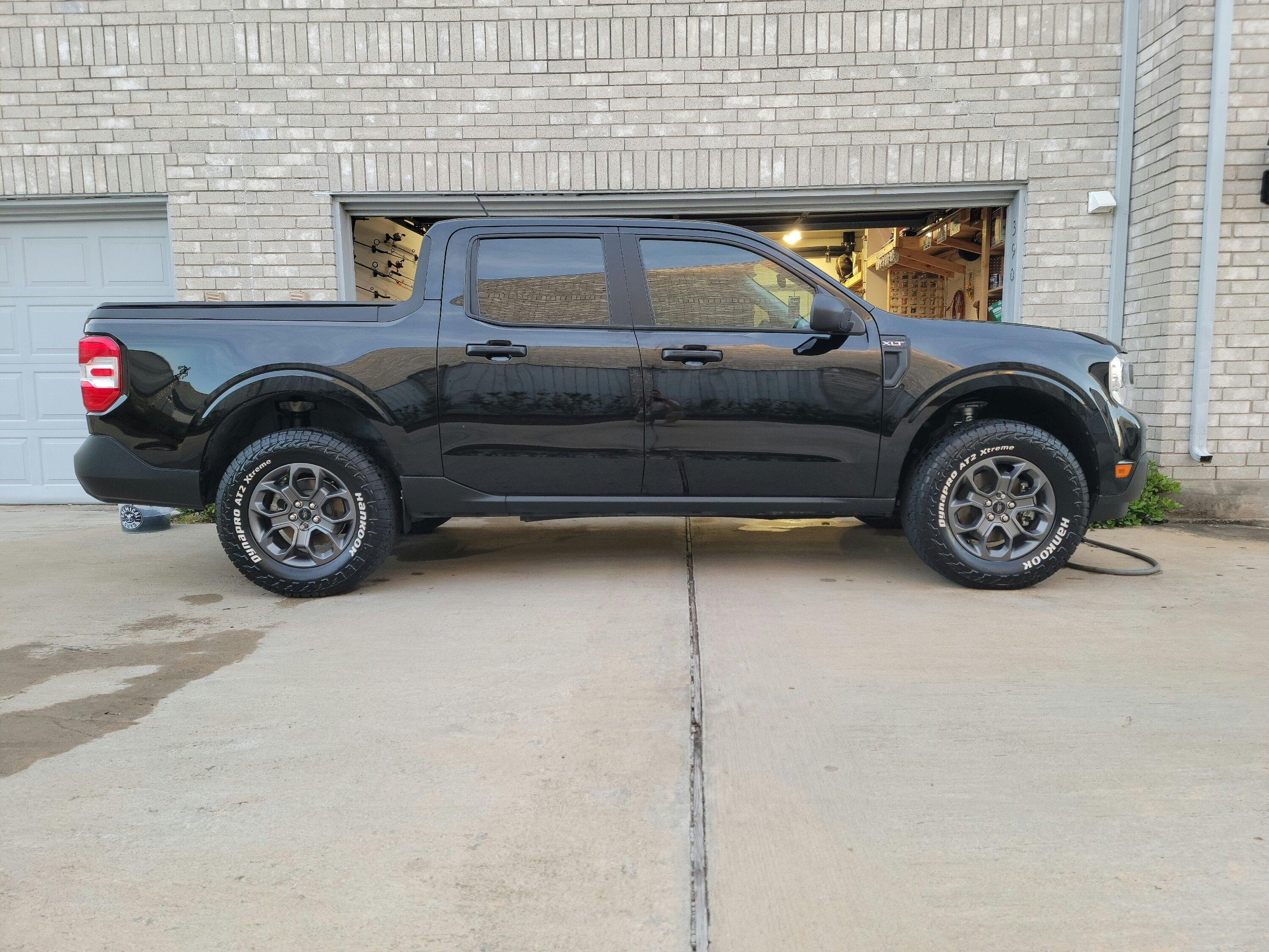 Ford Maverick List of larger aftermarket All-Terrain tires sizes that will fit the Ford Maverick 20230305_180449