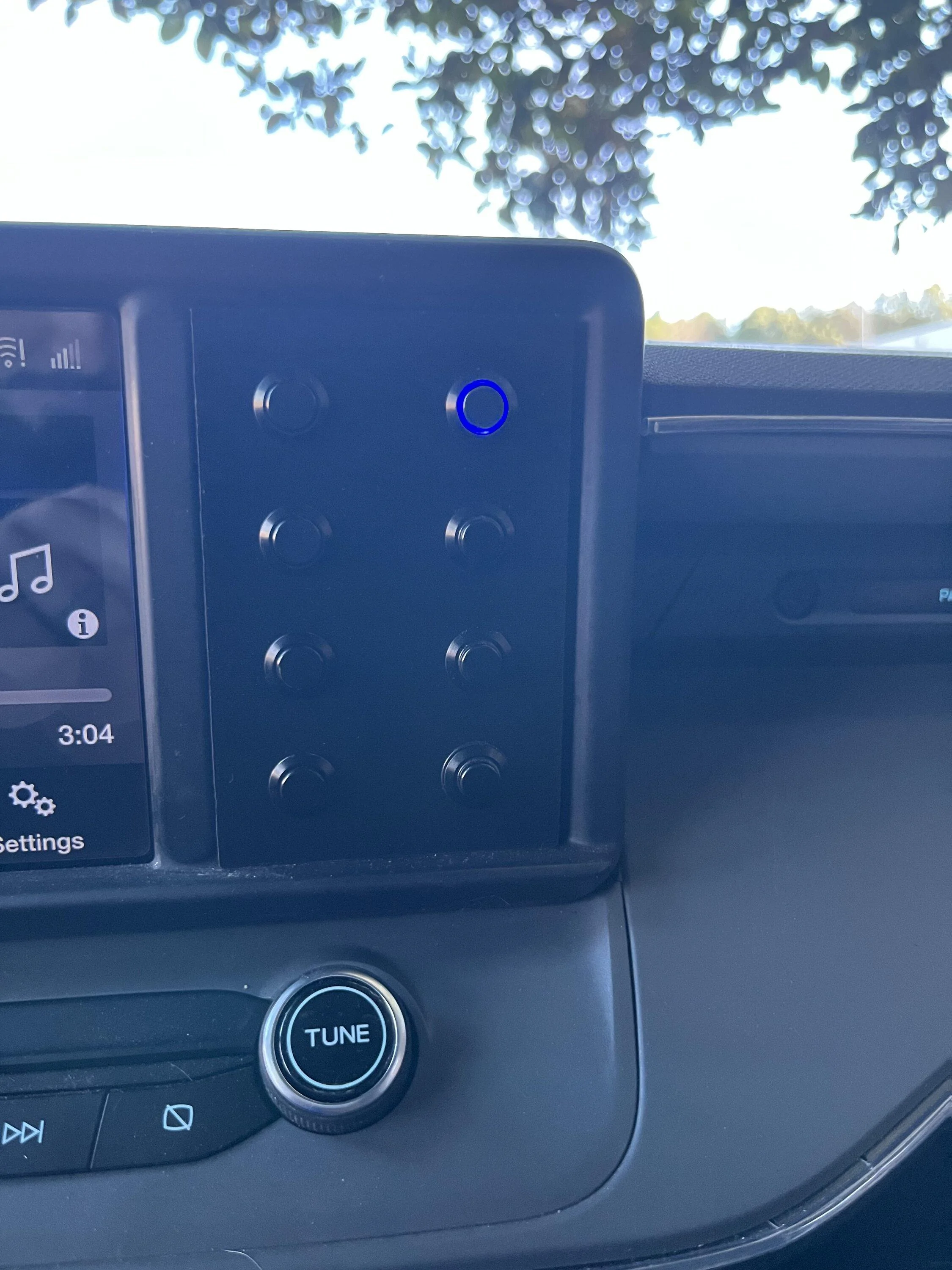 Ford Maverick 3d printed cubby switches IMG_9759