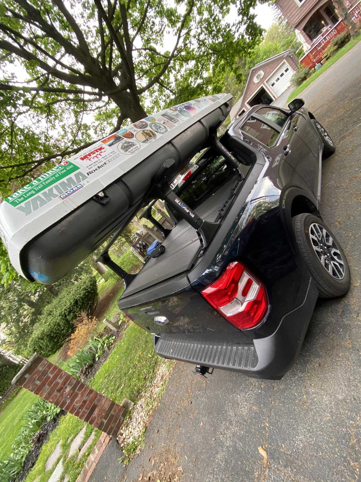 Ford Maverick Semi-DIY medium/low profile bed rack IMG_9623