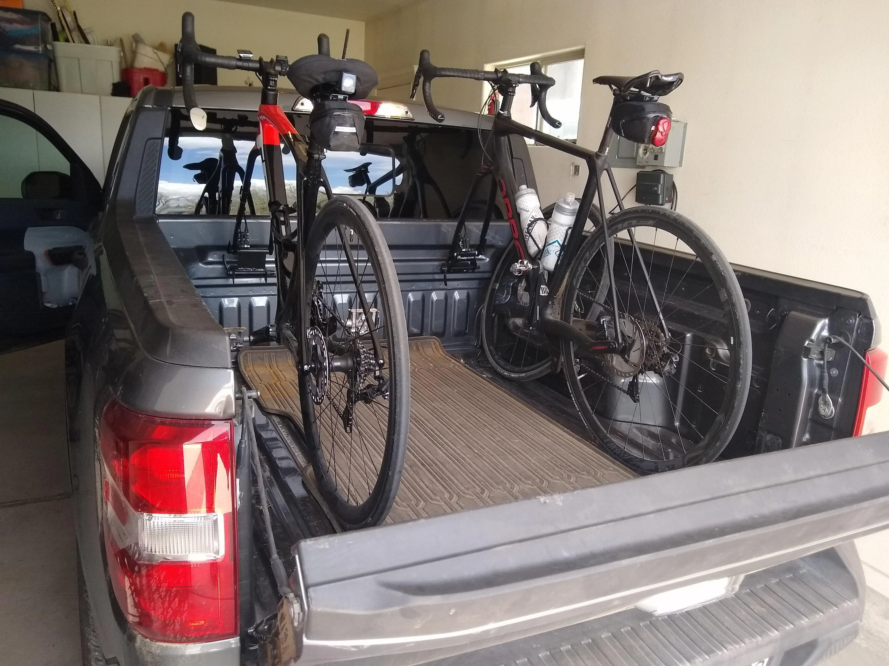 Ford Maverick My custom in-bed bike storage solution IMG_20230504_132847297