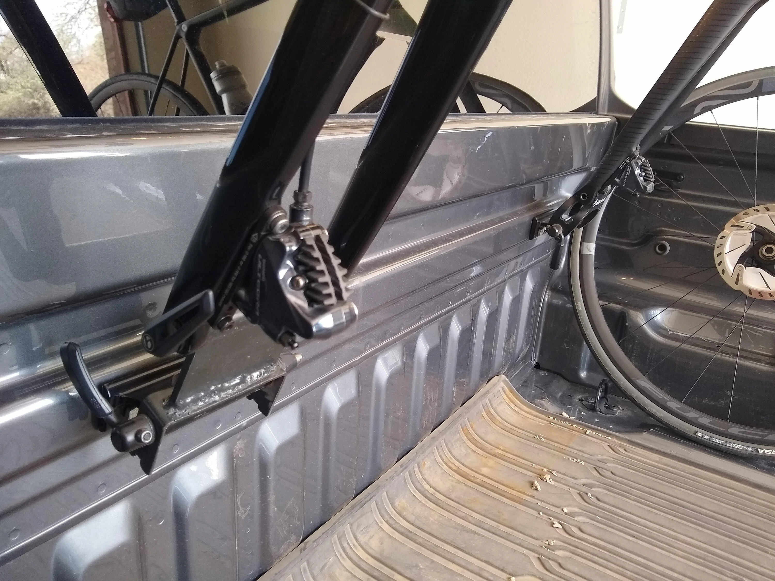 Ford Maverick My custom in-bed bike storage solution IMG_20230504_132908174
