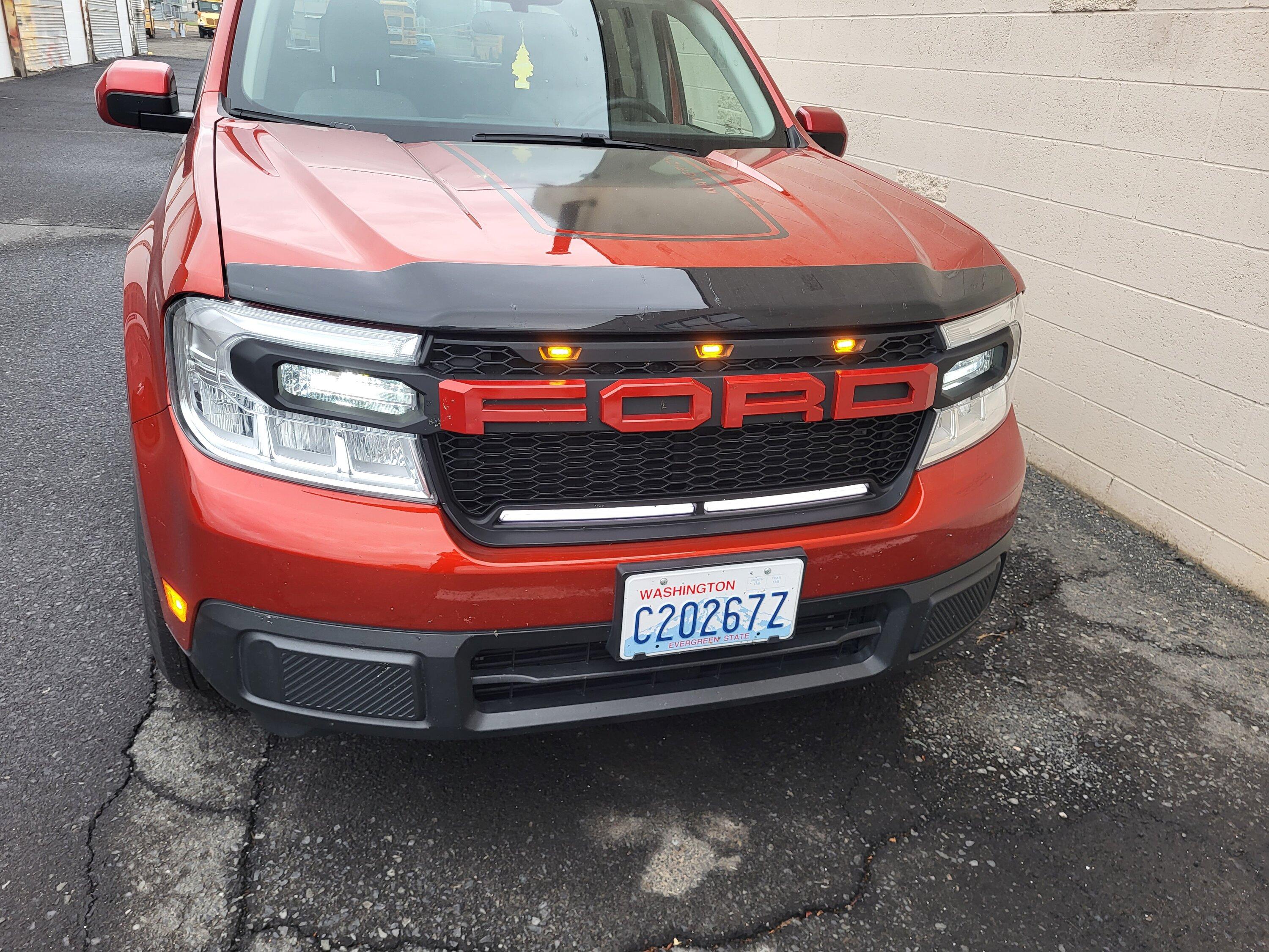 Ford Maverick Maverick Raptor Style Grille w/Color-Matched FORD Lettering 20230505_072547