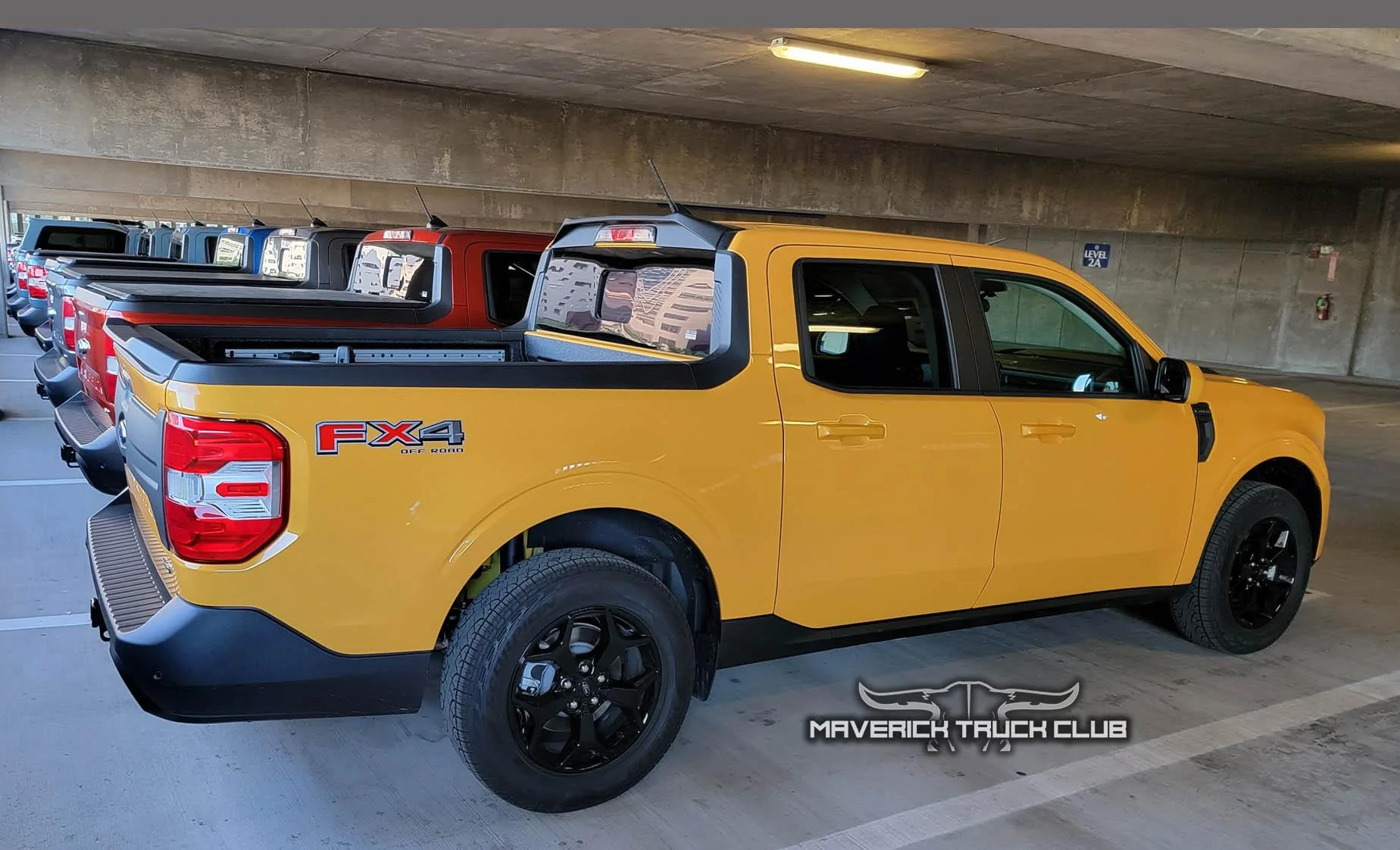 Ford Maverick 🔎 First Looks! 2022 Maverick Ford Accessories: Hood Scoop Kit, Tailgate Applique, Cab Roof Spoiler, Tailgate Spoiler, Yakima Low Profile Bed Rack ick-hood-scoop-kit-satin-black-by-air-design-3-jpg