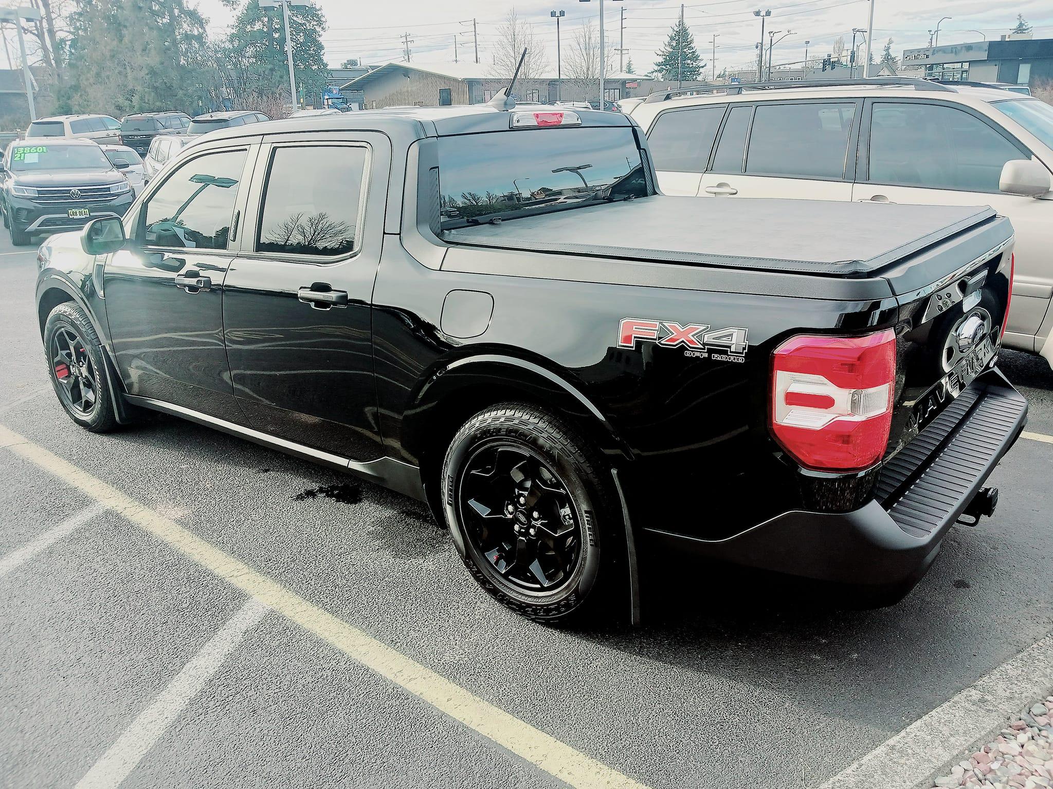Ford Maverick More Pics... Lowered & Polished Shadow Black XLT 335441077_1397117911129349_5312458491085961986_n (1)