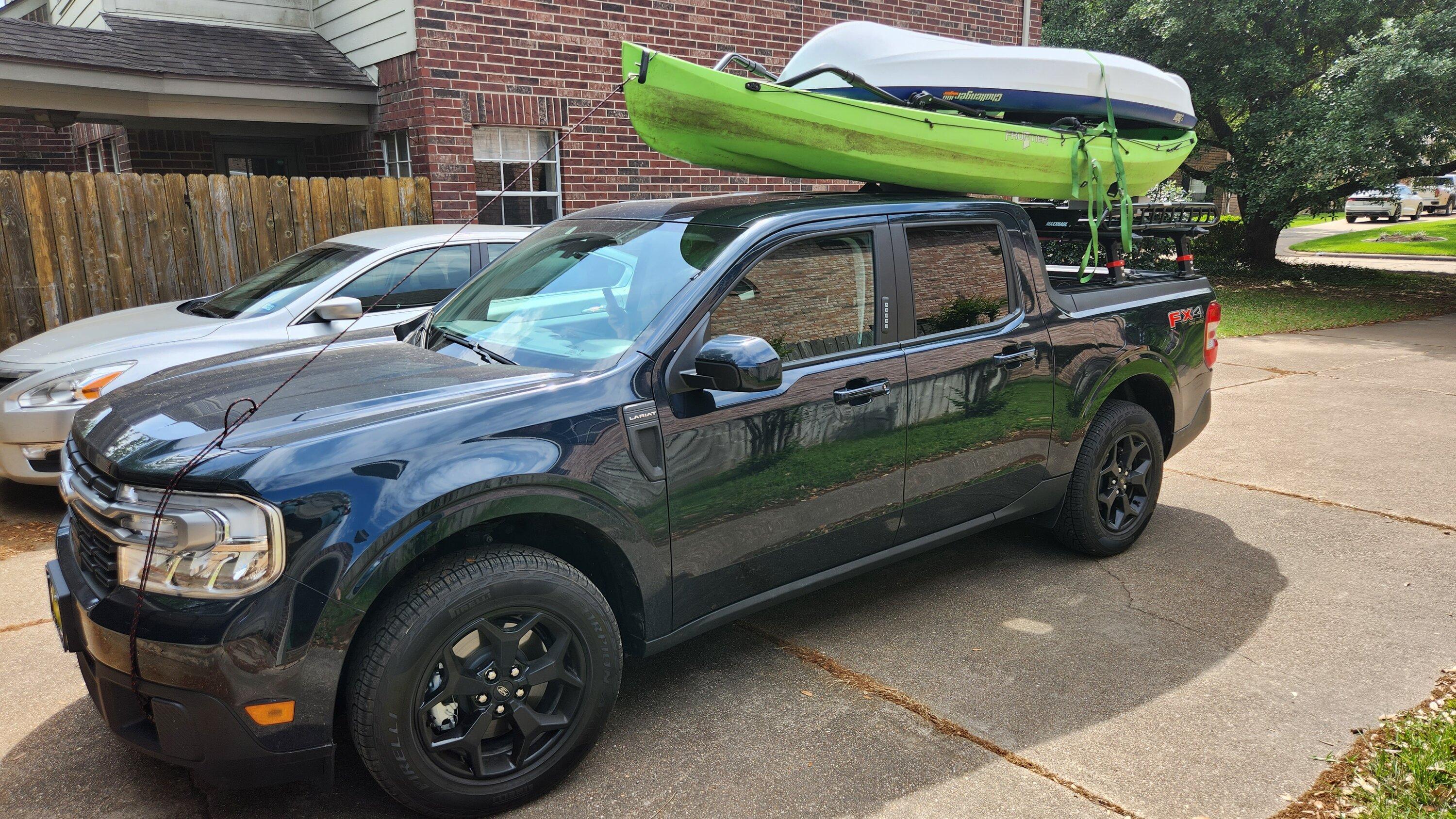 Ford Maverick Kayak rack options 20230401_150604
