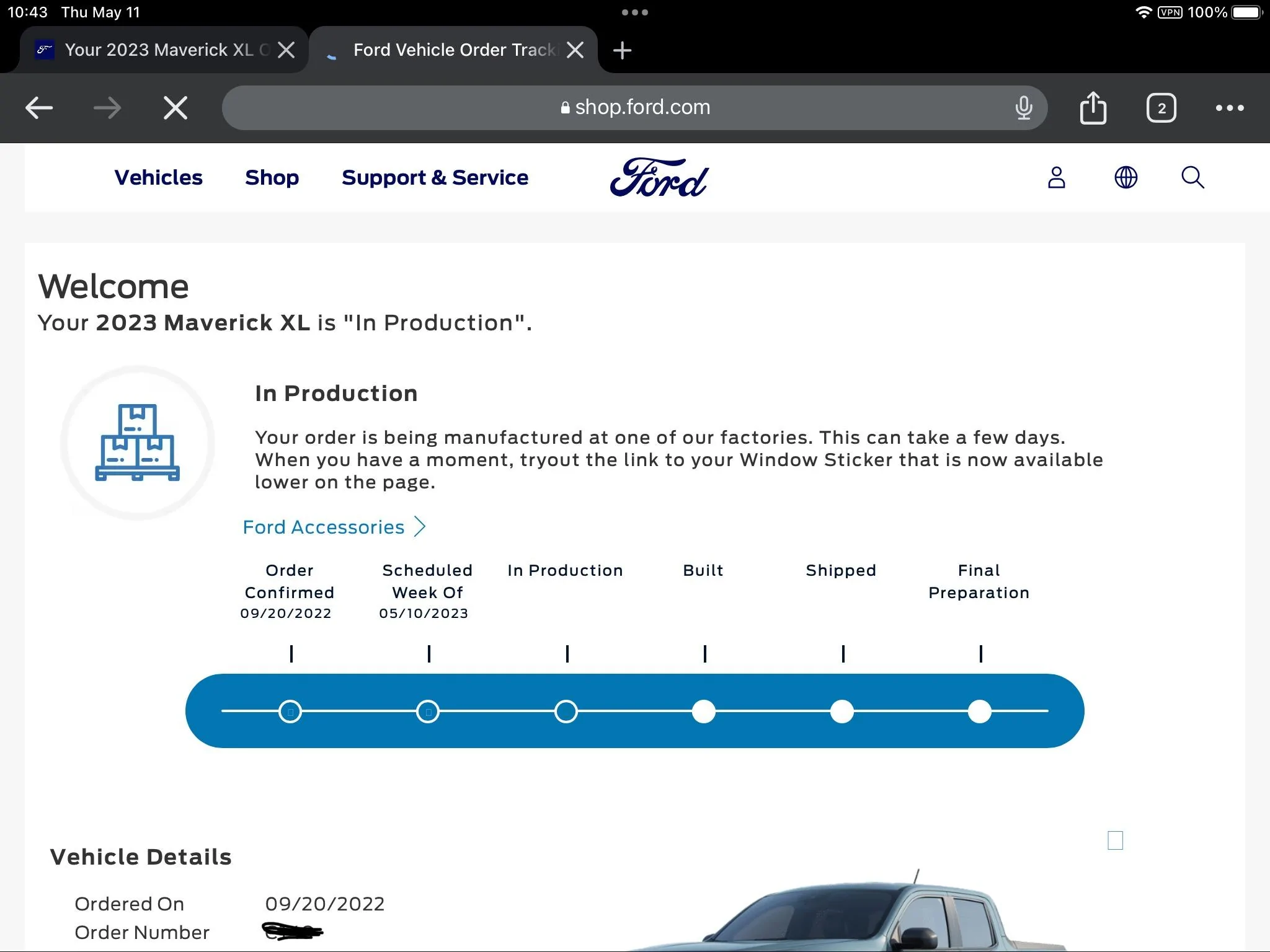 Ford Maverick 📬 3/16/23 Scheduling Email Received Group [EMAILS NOW ARRIVING] IMG_0022