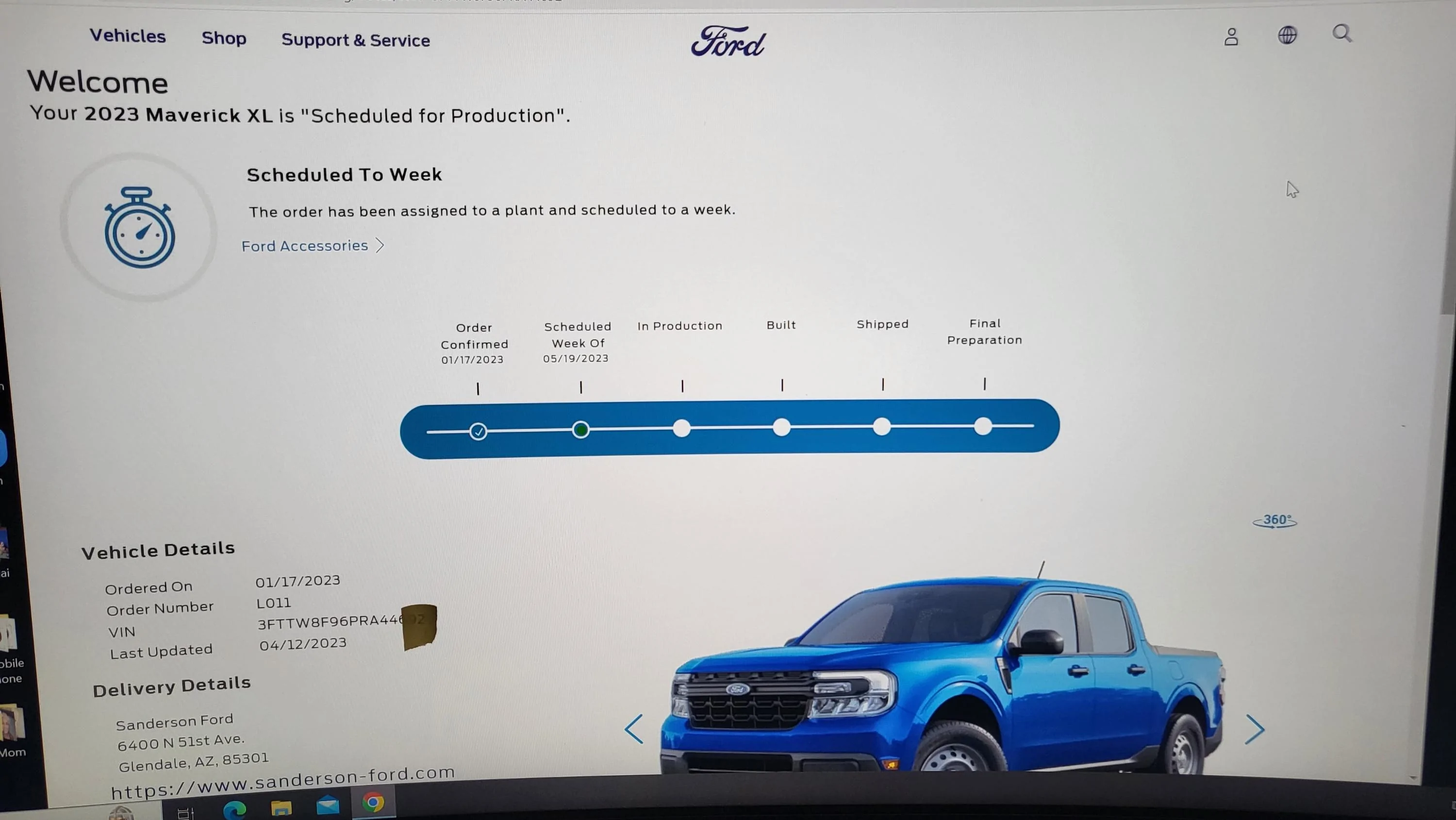 Ford Maverick 📬 3/16/23 Scheduling Email Received Group [EMAILS NOW ARRIVING] 20230511_123240_resized