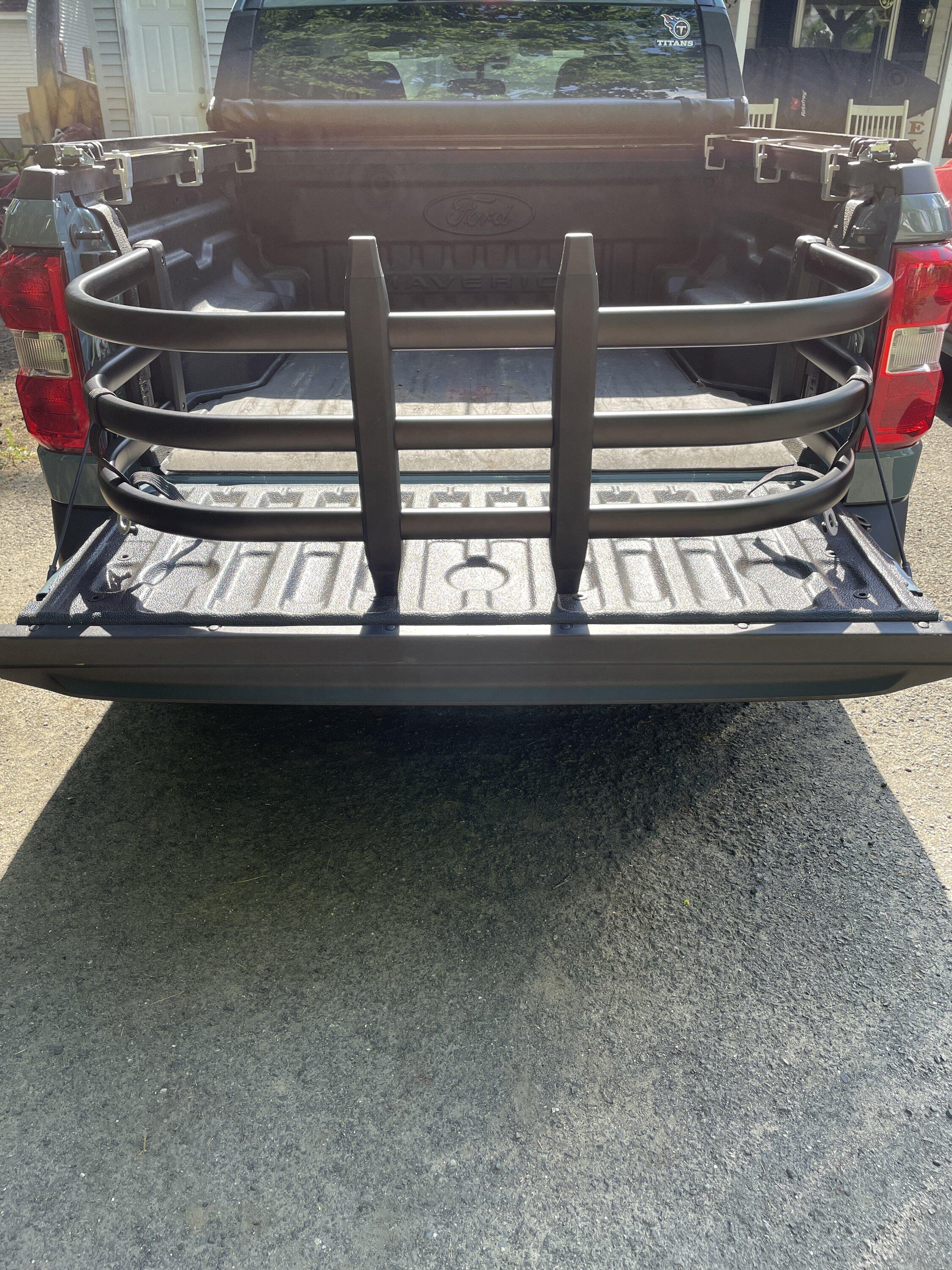 Ford Maverick Added on my new bed extender today IMG_4853