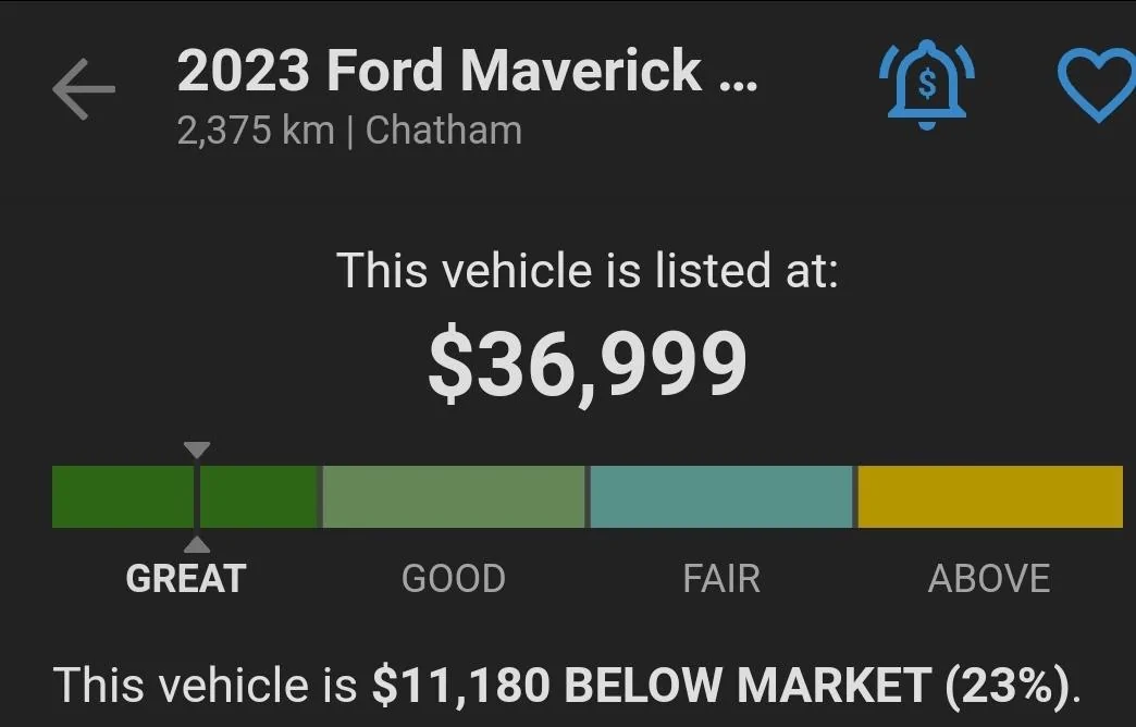 Ford Maverick Canada - Anyone traded their Maverick in or sold? Screenshot_20230512-123625_Samsung Internet