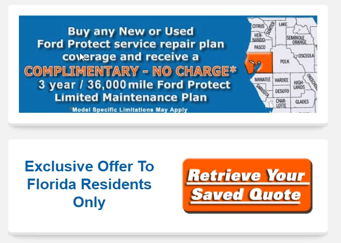 Ford Maverick ESP options for FL residents 1683927307178