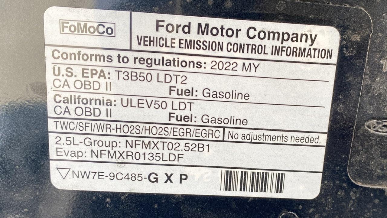 Ford Maverick Wow, Ford Sent a New Label to put on My Maverick for Environmental Compliance 6FC6D9B5-CAD5-4B44-AB07-0D36E380359F