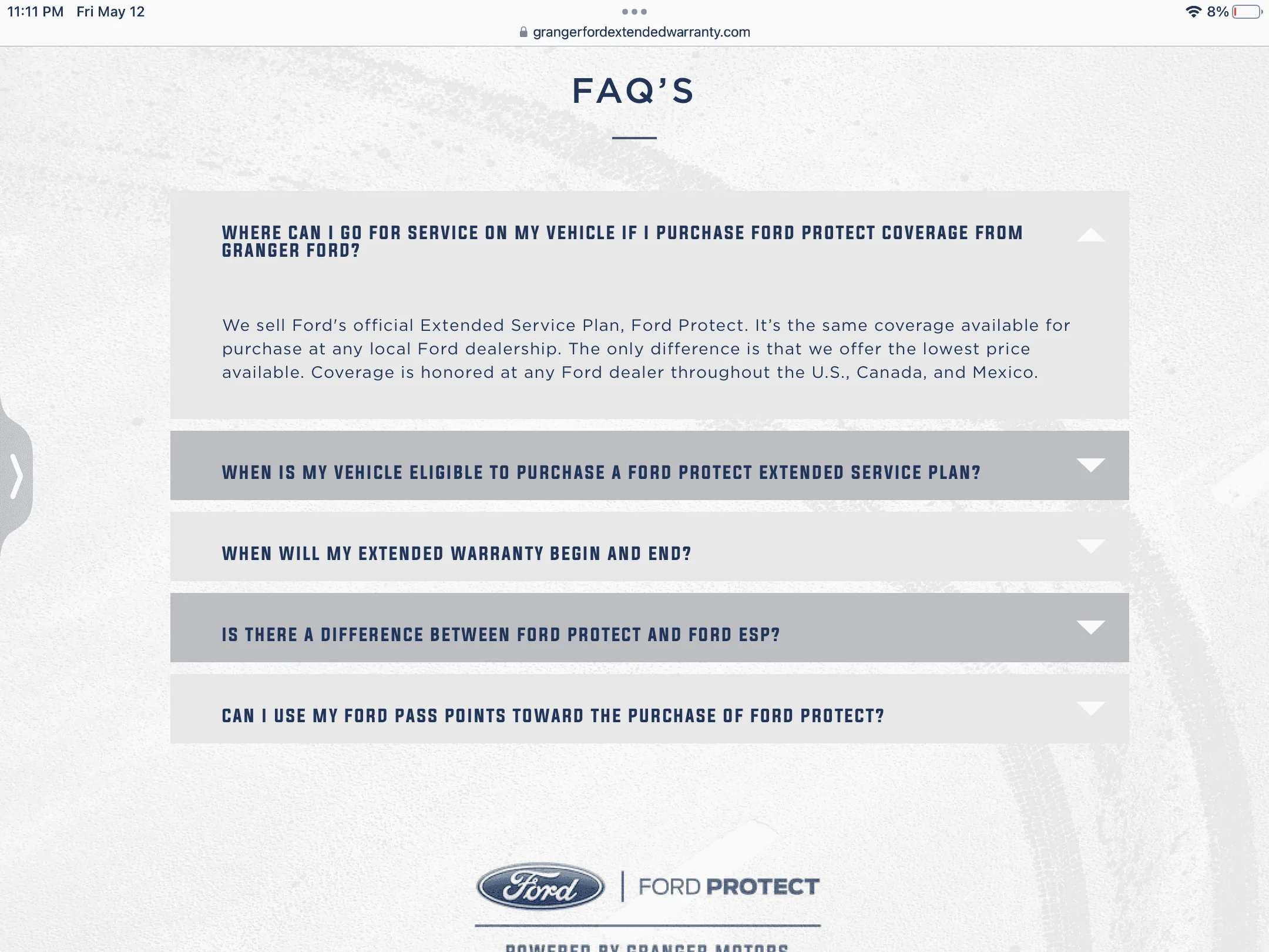 Ford Maverick Ford Extended Service Plan Review 5B64EDEC-6646-4E73-BFE2-222ED2F0F80F