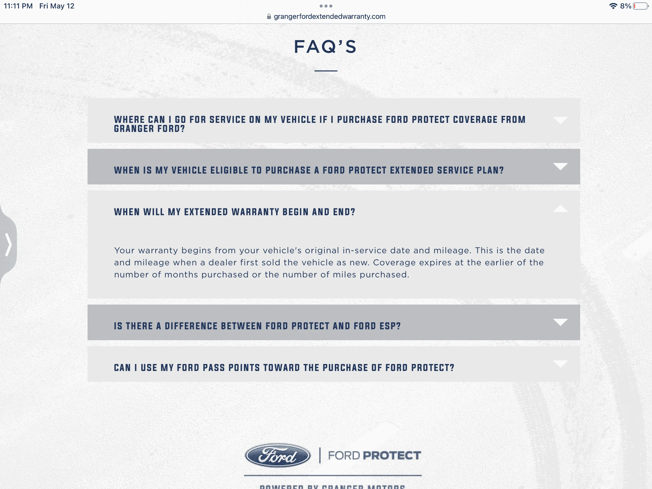 Ford Maverick Ford Extended Service Plan Review 4DE7AC45-B5B9-4790-BFA4-B4D9693B8533