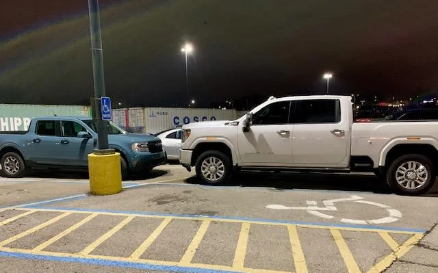 Ford Maverick Post your Maverick next to ridiculously large trucks - photos thread IMG_5650