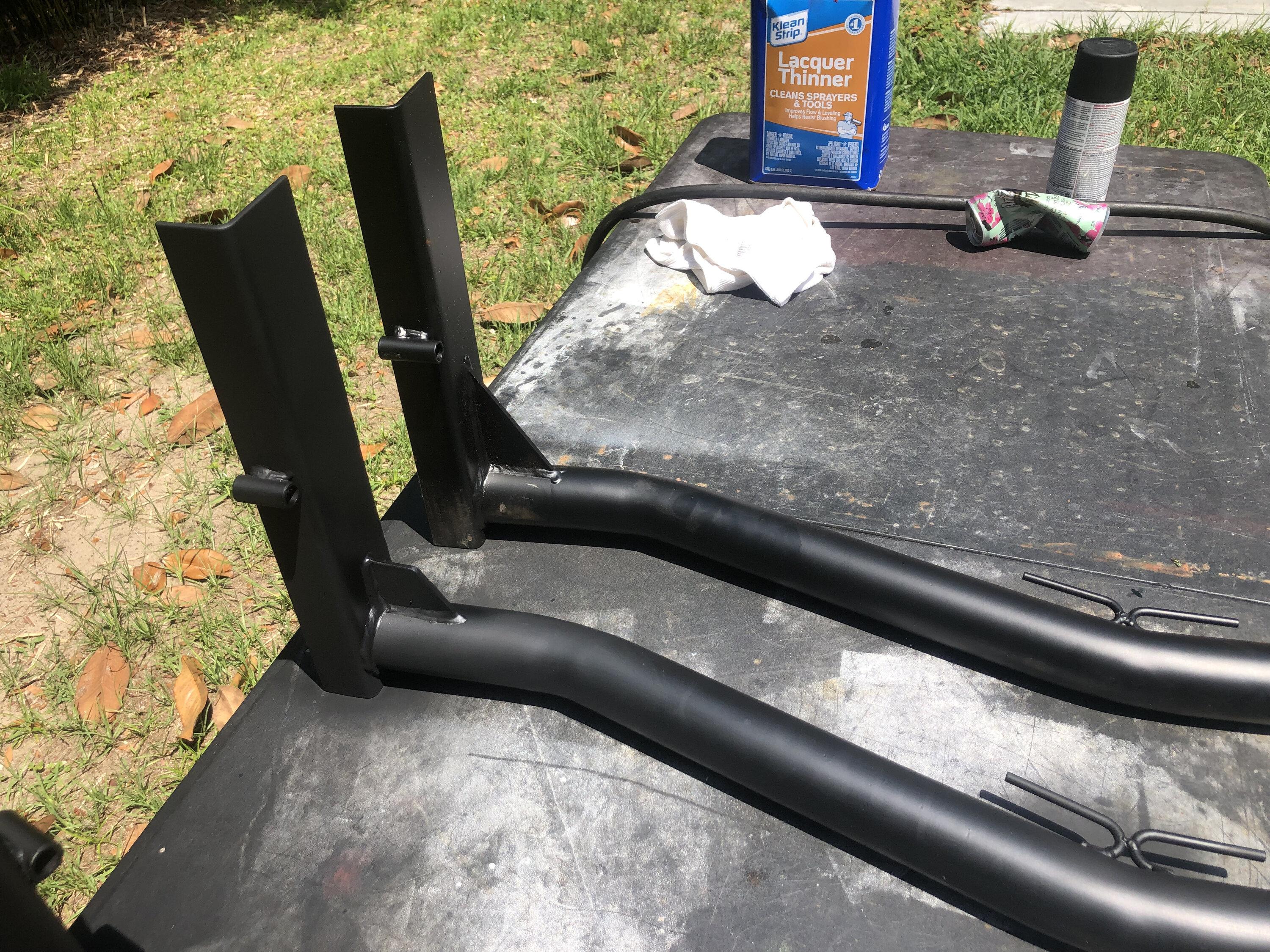 Ford Maverick Tool box, bedliner, and ladder / kayak / lumber / whatever customized rack installed 11