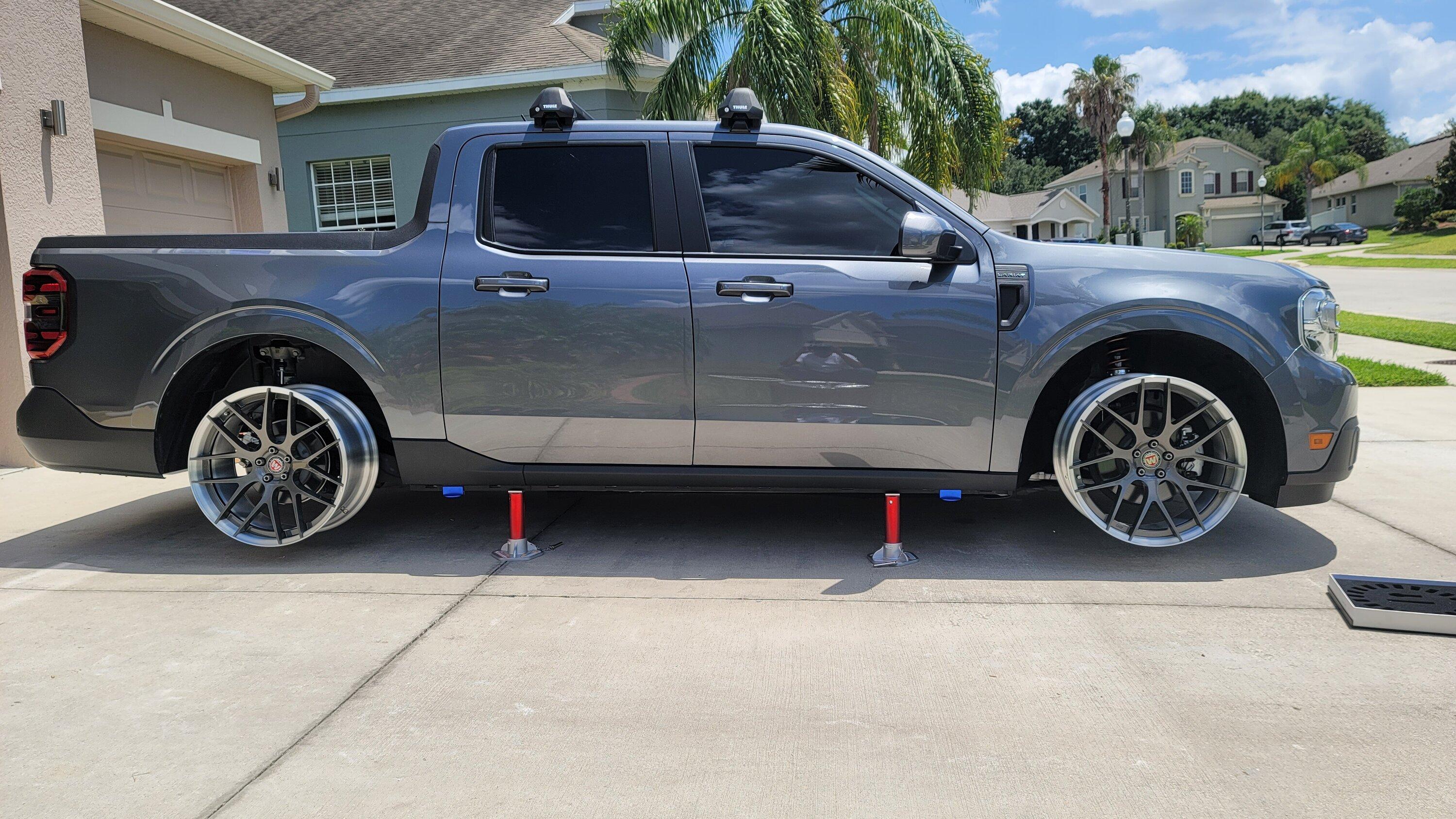 Ford Maverick Staggered setup 21x9 & 21x10 20230514_142449