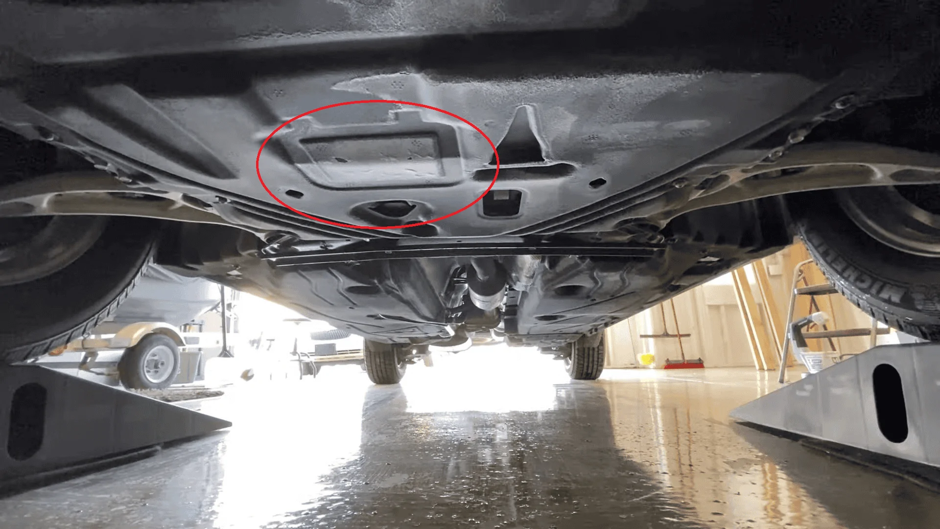 Ford Maverick Question on engine under cover 2022-ford-maverick-oil-change-detailed