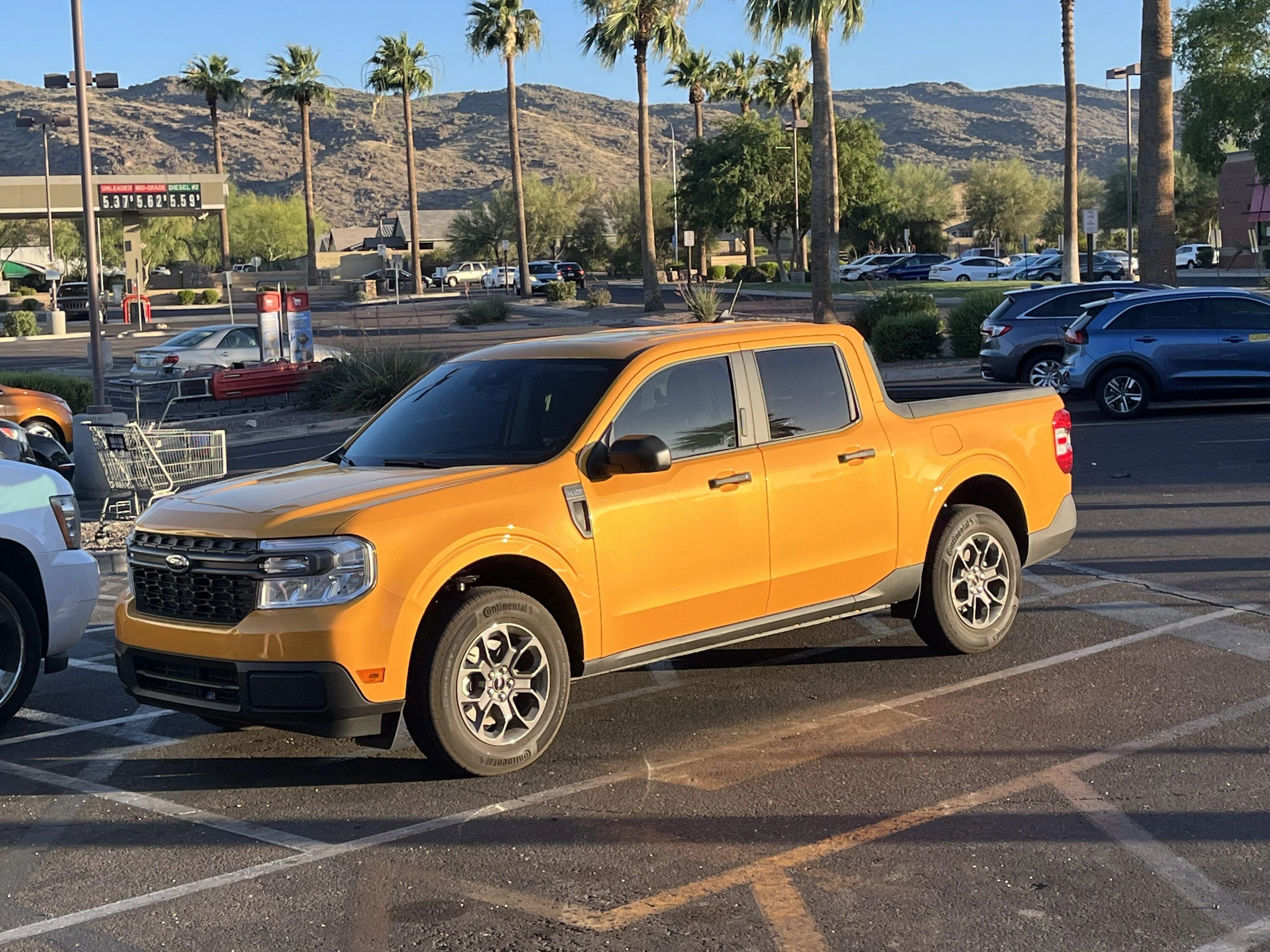 Ford Maverick Tinted Front Windows and Blacked Out Top of Headlights IMG_2950 (1)