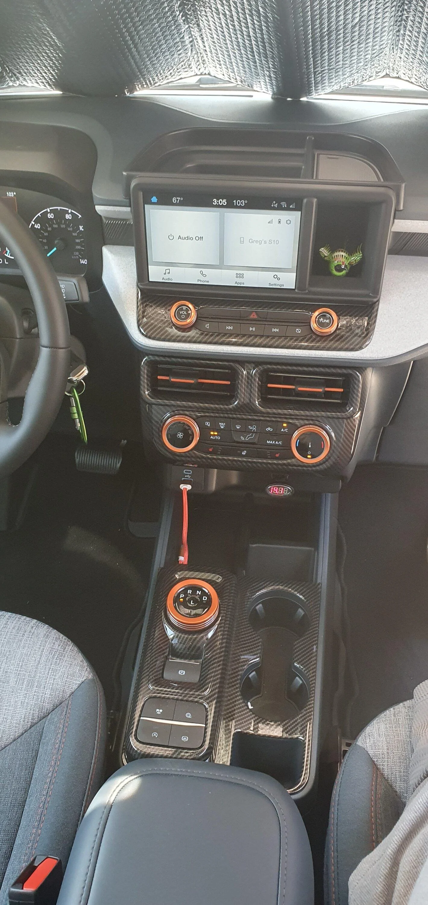 Ford Maverick Carbon Fiber Interior Upgrades...(?) 20230515_150551