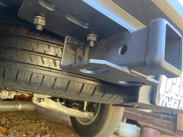 Ford Maverick Hitch and wiring install from Ford Accessories hitch