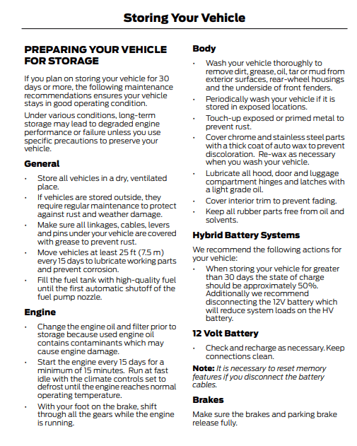 Ford Maverick Storing my Hybrid Maverick 1684265733855