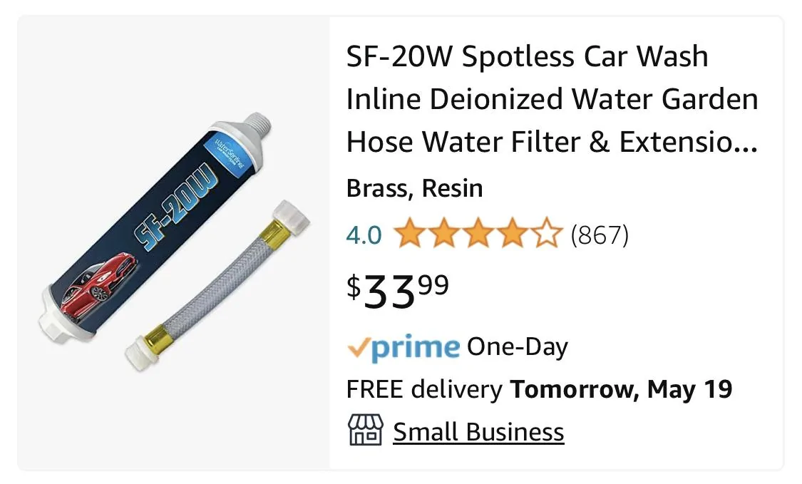 Ford Maverick Water filtration for washing your Maverick ?? IMG_1253