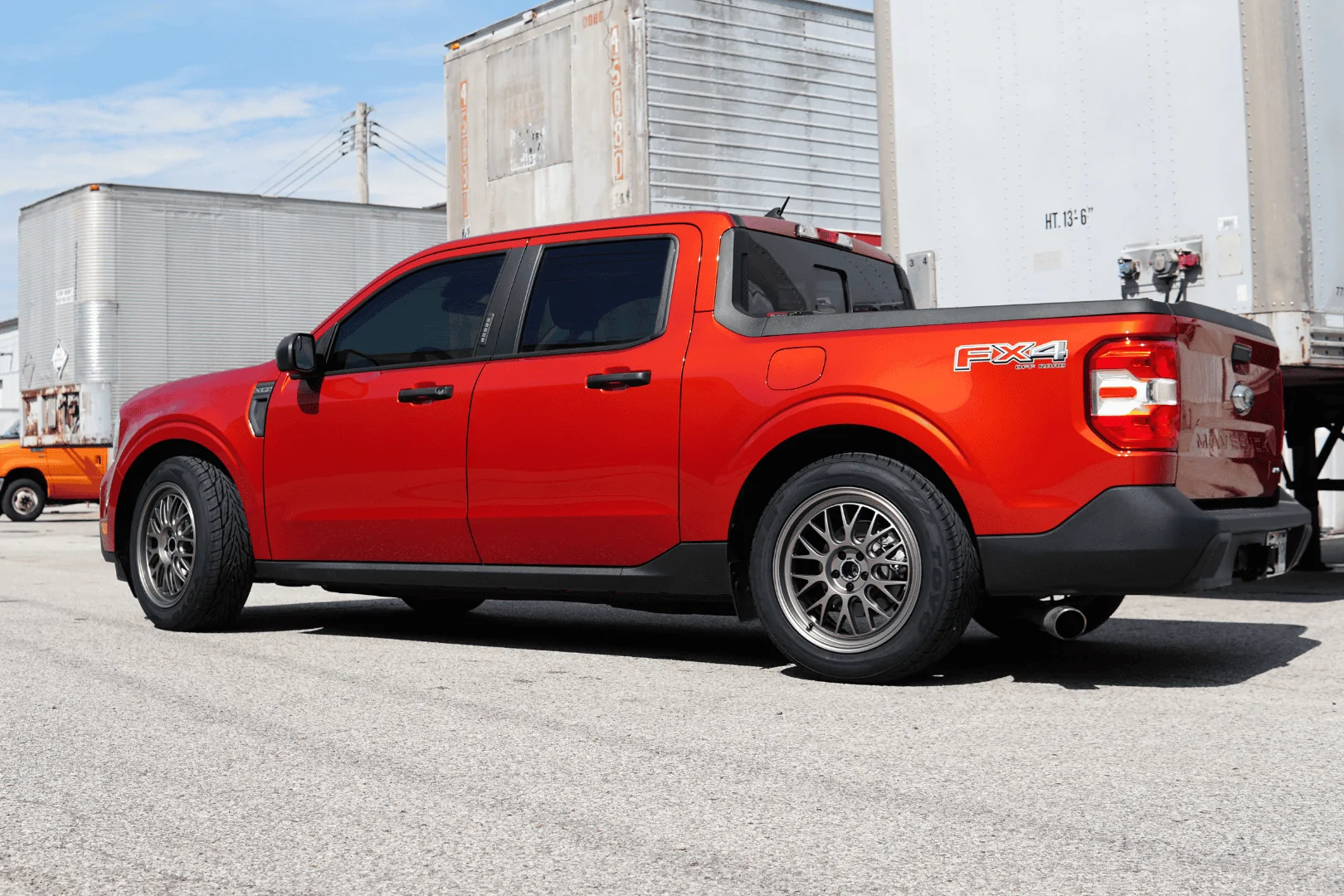 Ford Maverick Panda Motorworks Maverick Gets New Wheels and Lowered! [Video] Mav Wheels Rear