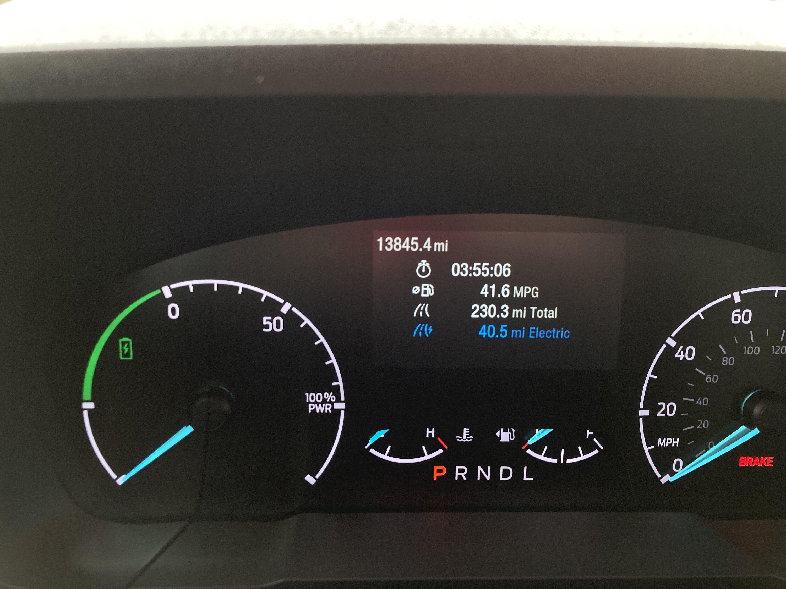 Ford Maverick Insane hybrid mileage one year in. IMG_4675