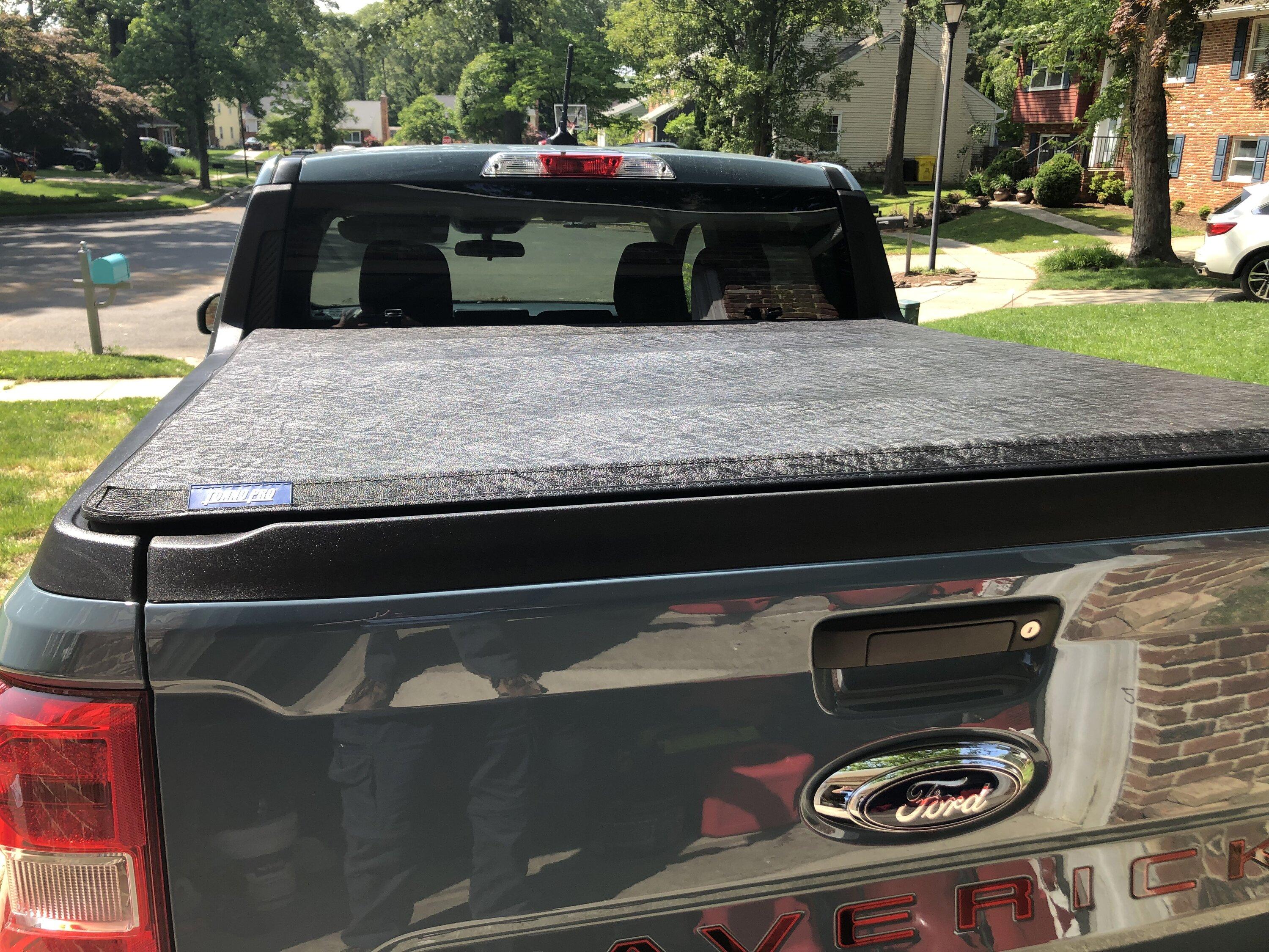 Ford Maverick Installed new trifold cover from RealTruck IMG_0996