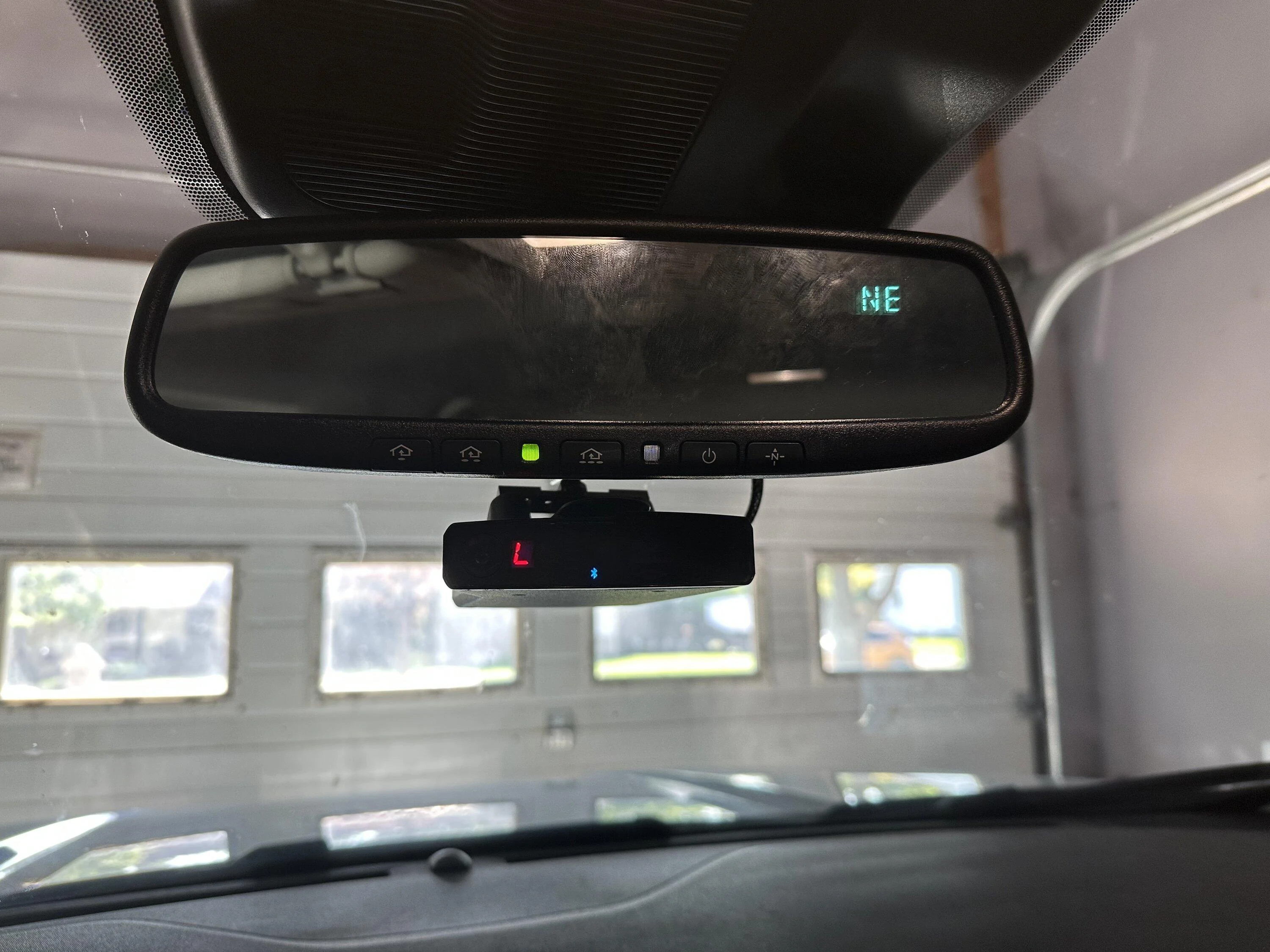 Ford Maverick Cheap auto-dimming, homelink mirror IMG_2701