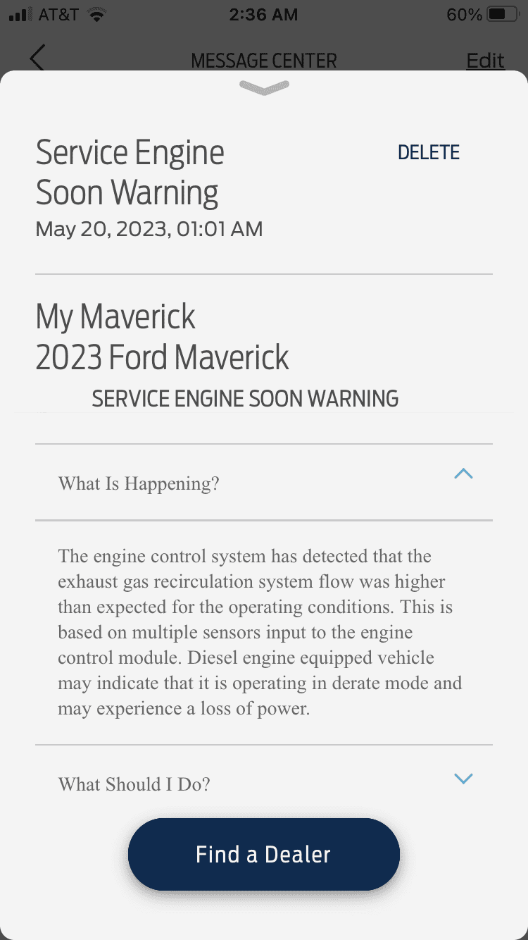Ford Maverick Service warning about air leak in hybrid at 900 mi? 2A4F755C-F2F3-48EA-86D7-E0C0C7D6A66C