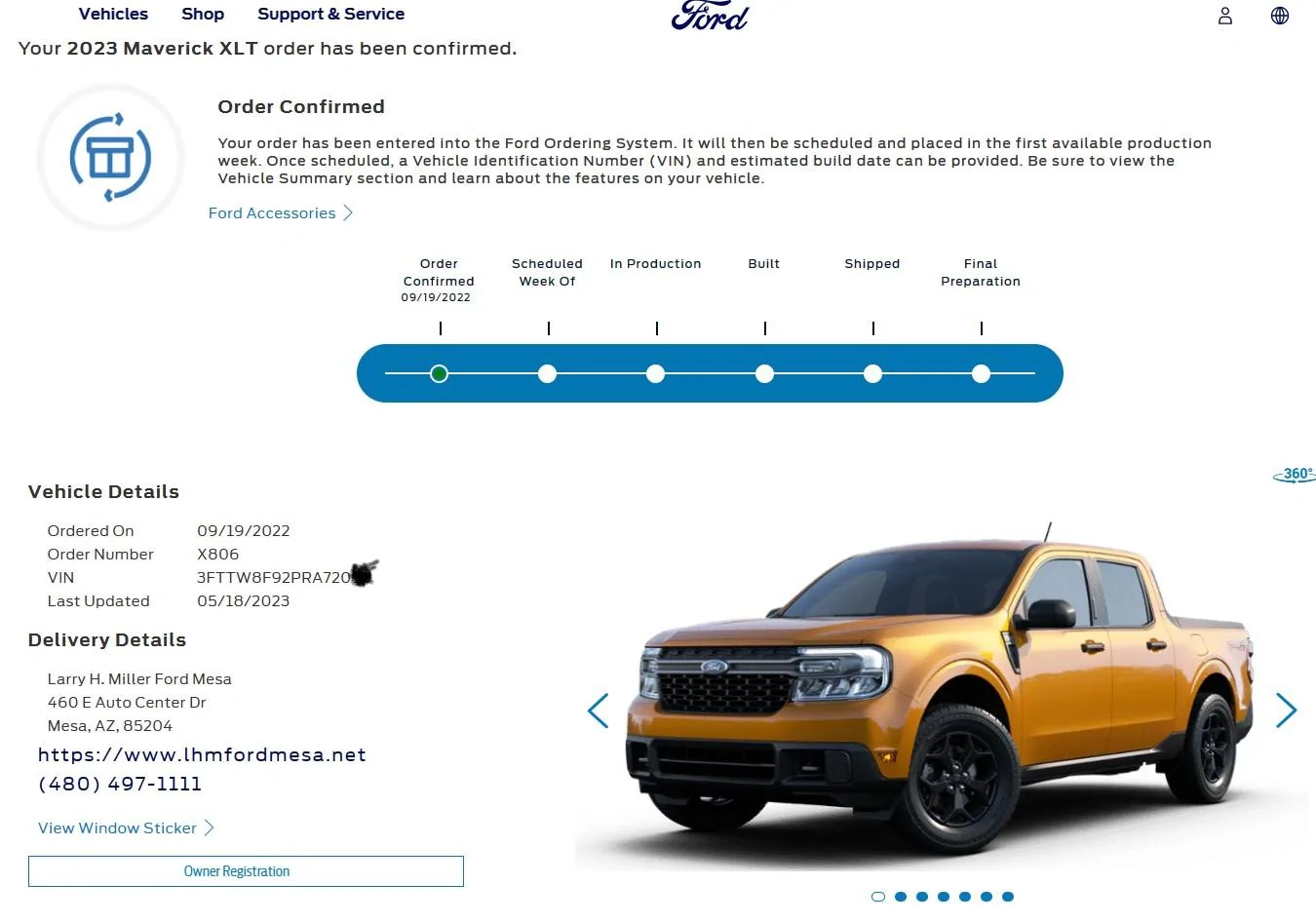Ford Maverick 📬 5/18/23 Scheduling Email Received Group [EMAILS NOW ARRIVING] Screenshot 2023-05-20 201232