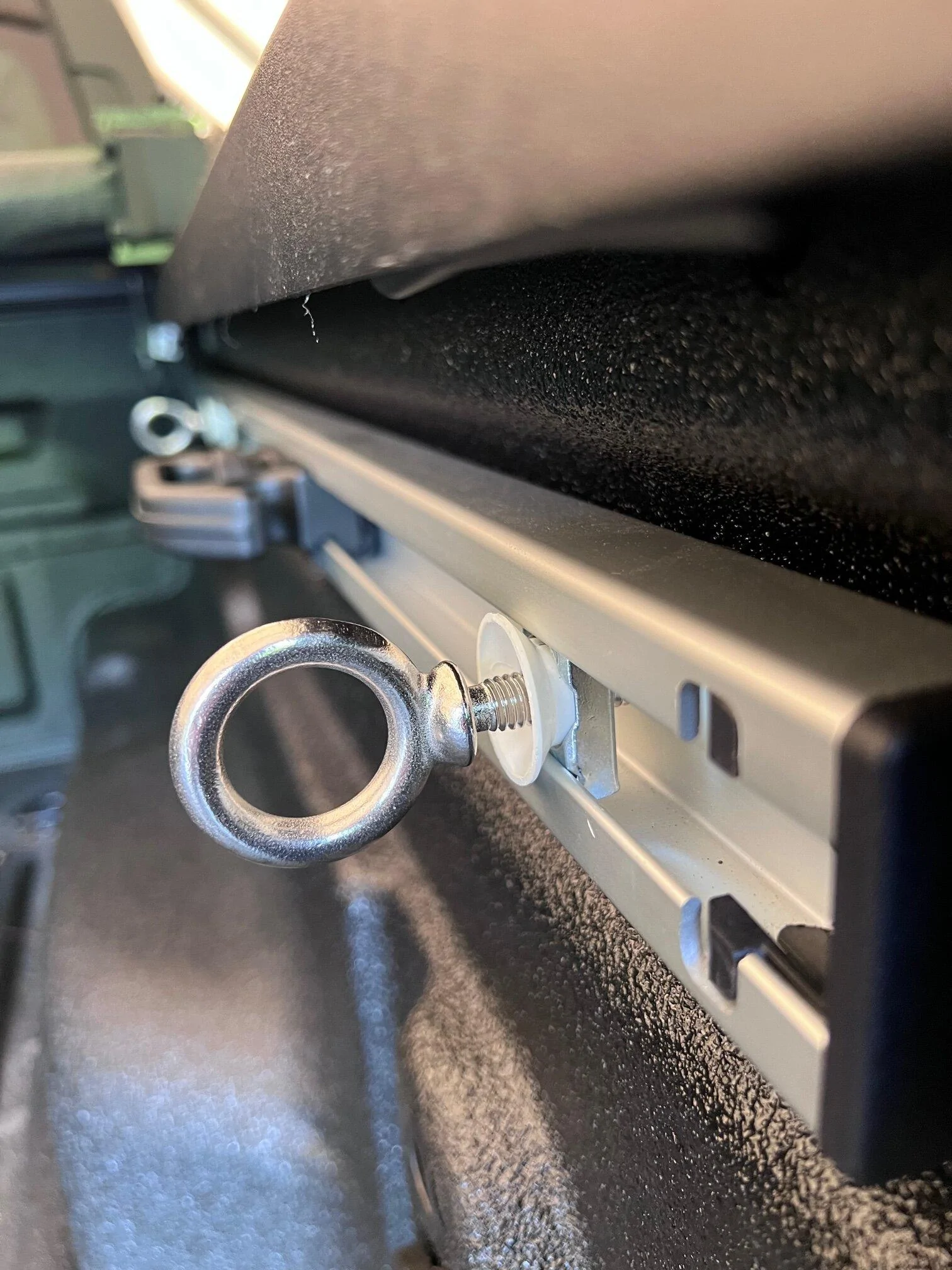 Ford Maverick Economical Bed Rail Adjustable Tie-Downs IMG_1154