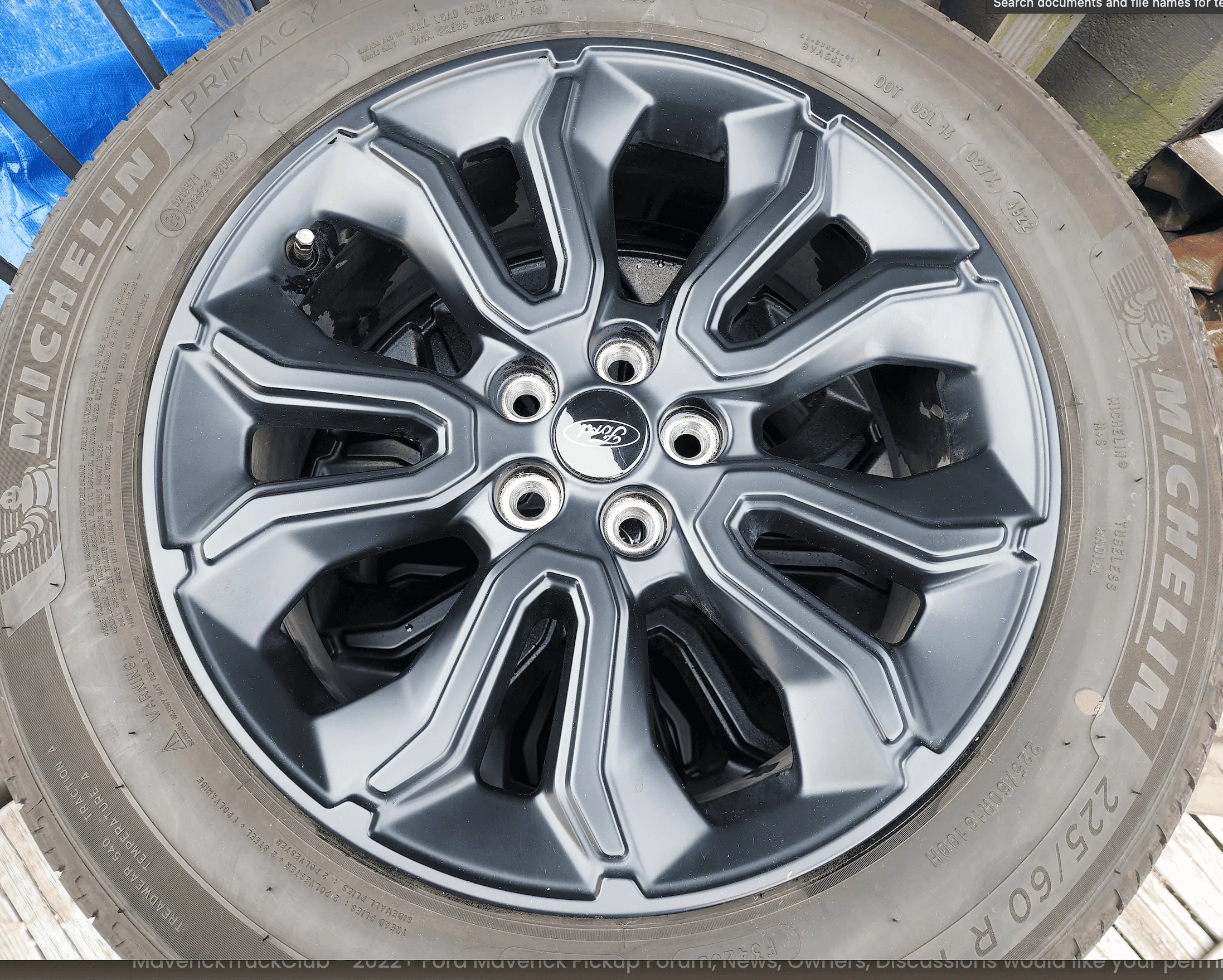Ford Maverick Dark Appearance Wheels Screenshot 2023-05-23 at 4.26.33 PM