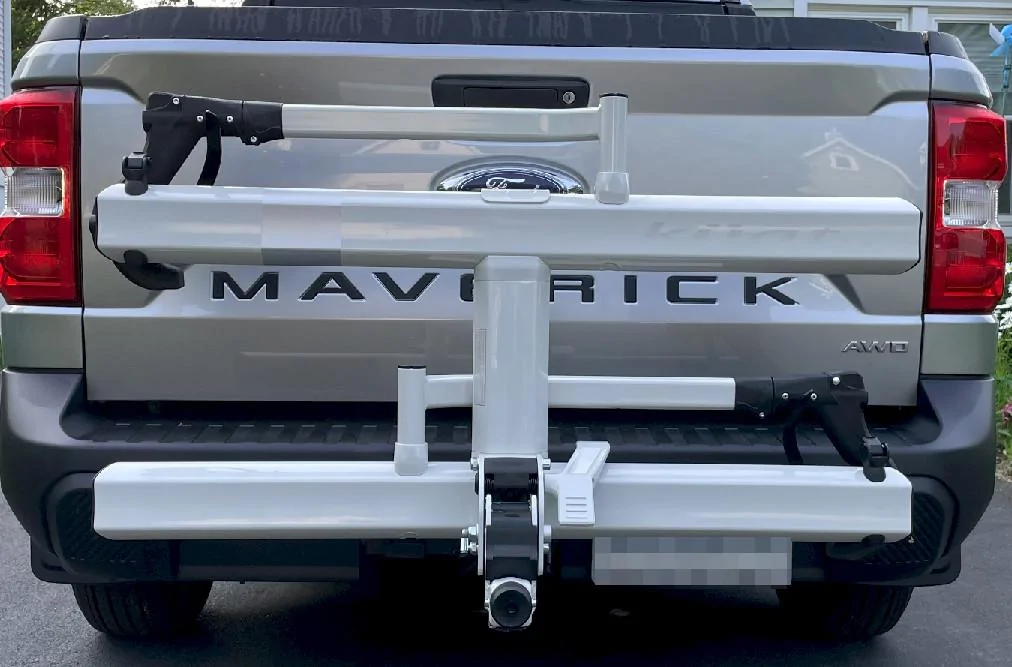 Ford Maverick Question about hitch mounted bike rack... safe if rear ended? kuet