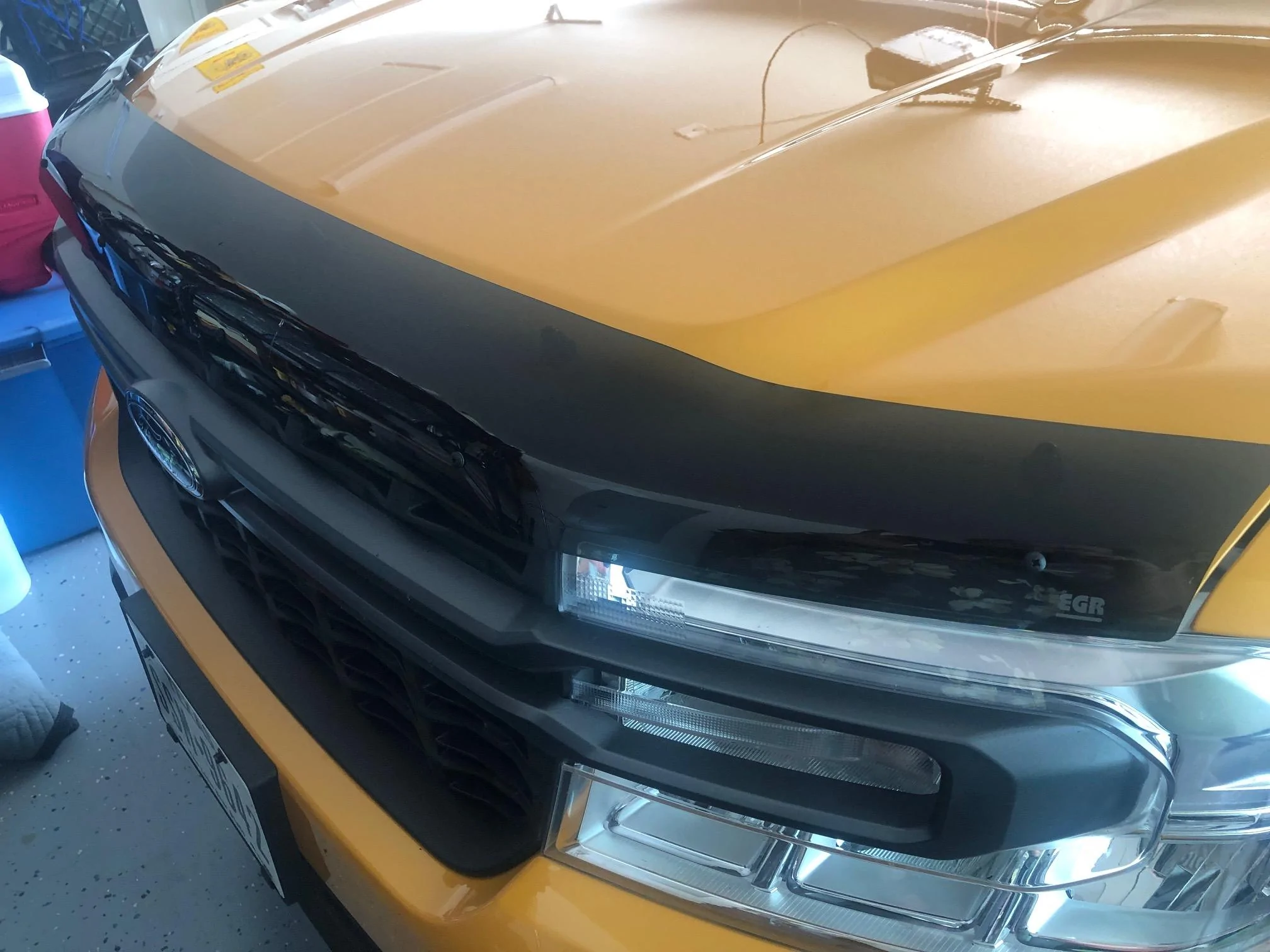 Ford Maverick 2023 Hybrid after 1 month. EGR hood protector