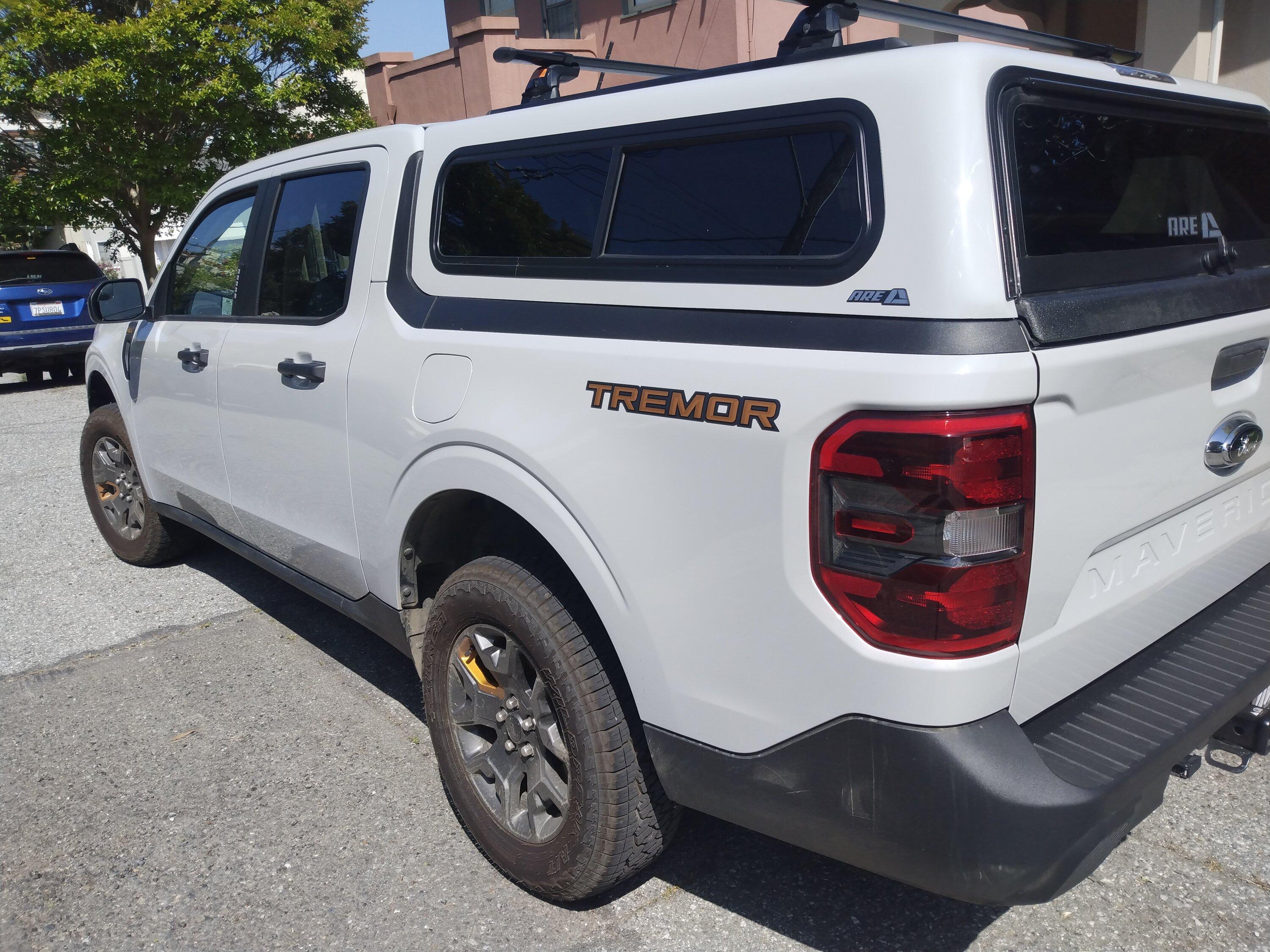Ford Maverick Tremor Maverick with ARE camper shell and roof rack IMG_20230524_154114692
