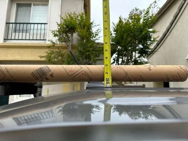 Ford Maverick Low budget bed rack installed on side bed rails IMG_3912