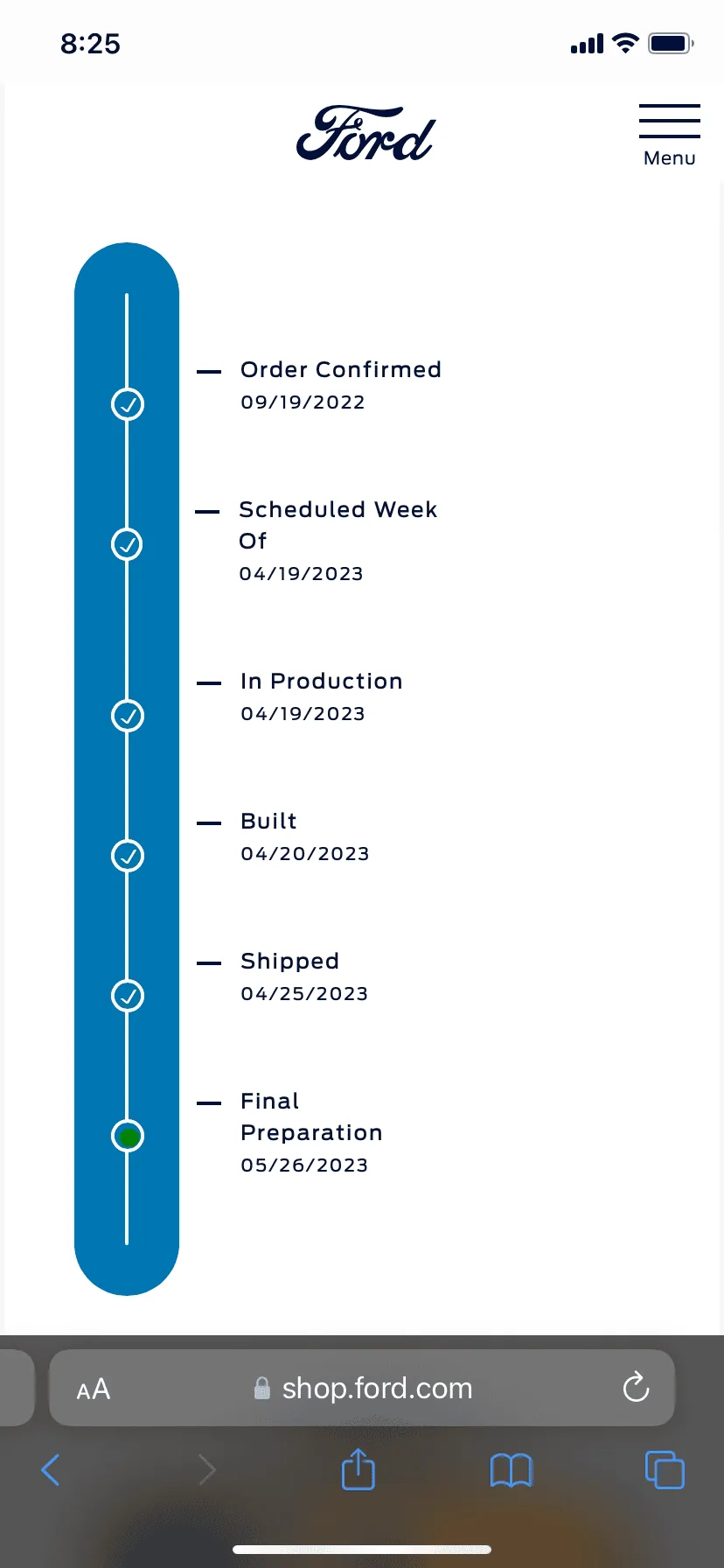 Ford Maverick Anyone else experiencing shipping delays? 799D82AE-23C2-43A2-B81F-309C49156DED