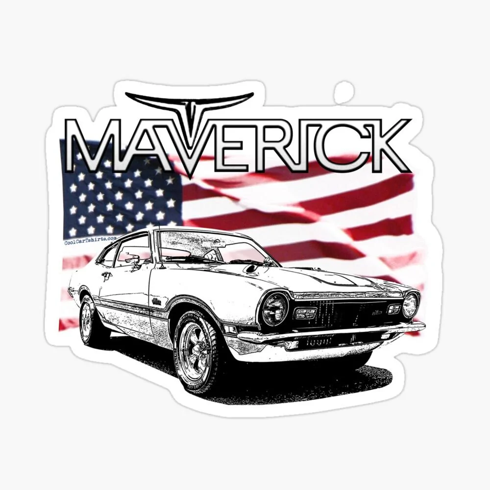 Ford Maverick Jeeps got ducks, Maverick's have... Maverick logo