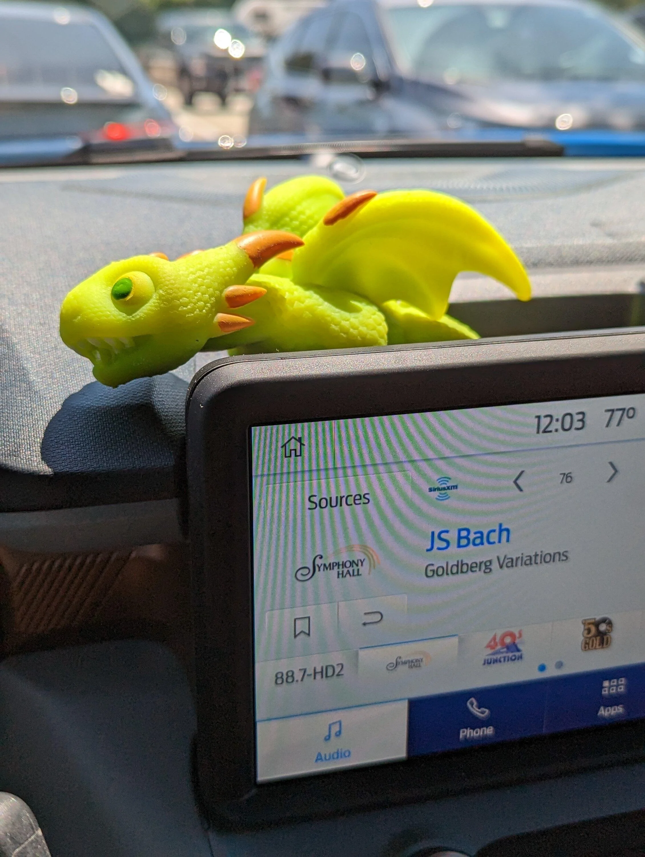 Ford Maverick Jeeps got ducks, Maverick's have... Dragon