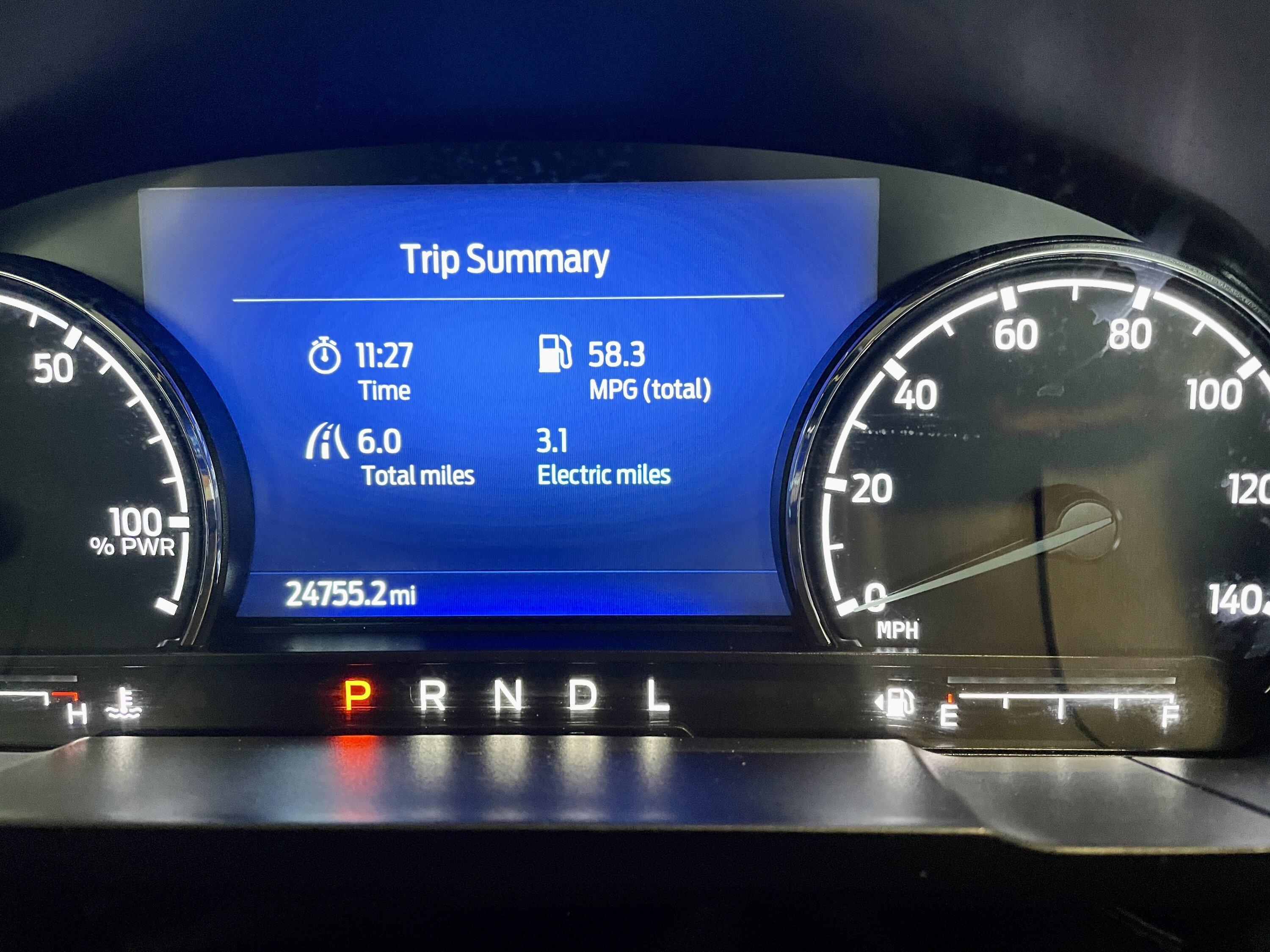 Ford Maverick Hybrid Eco vs Normal vs Slippery modes - short distance IMG_1863