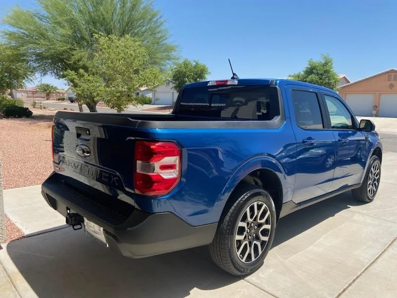 Ford Maverick November Hybrid Orders United Atlas Blu