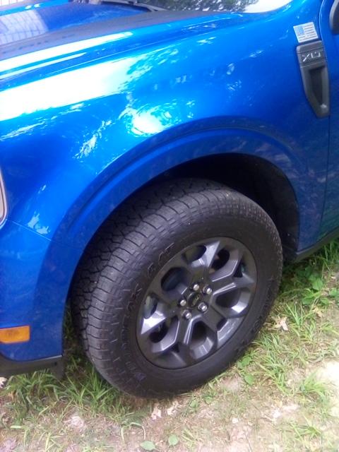 Ford Maverick Anyone got bigger tires on hybrid? 16852233539045906137160705390359