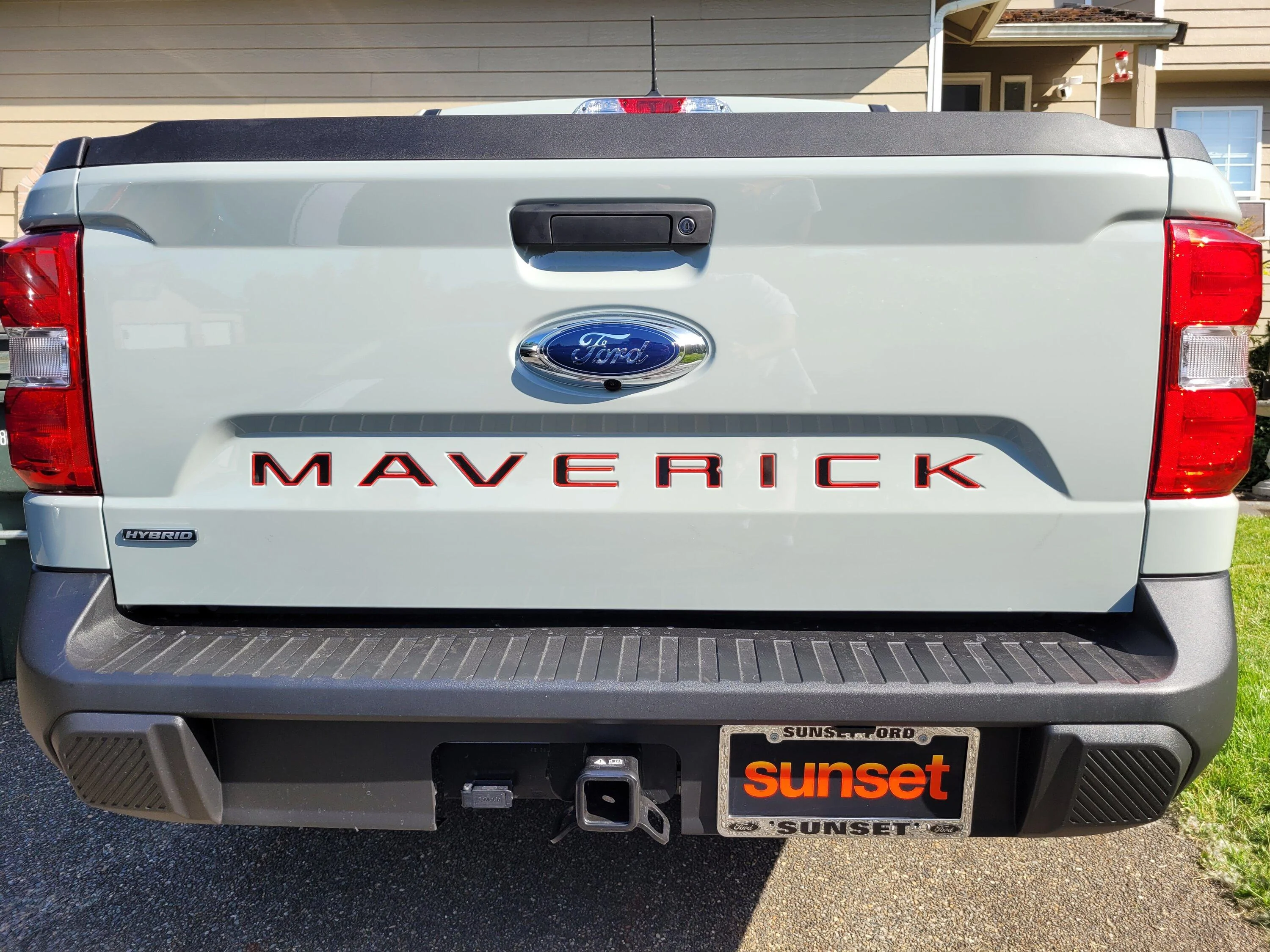 Ford Maverick Today I joined the tail gate lettering club 20230527_172055