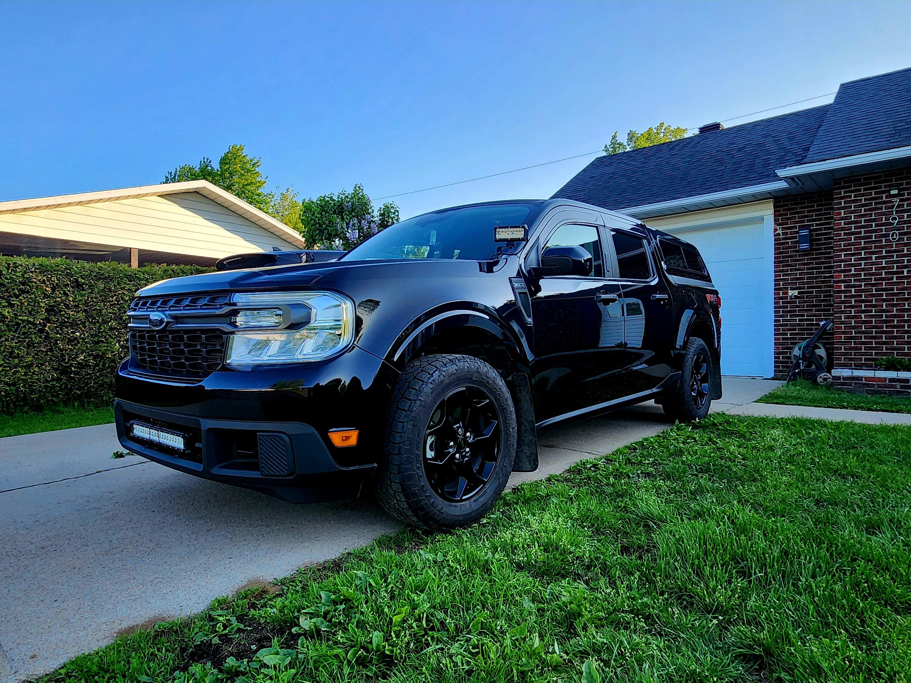 Ford Maverick Turtle wax hybrid ceramic on shadow black 20230528_064051