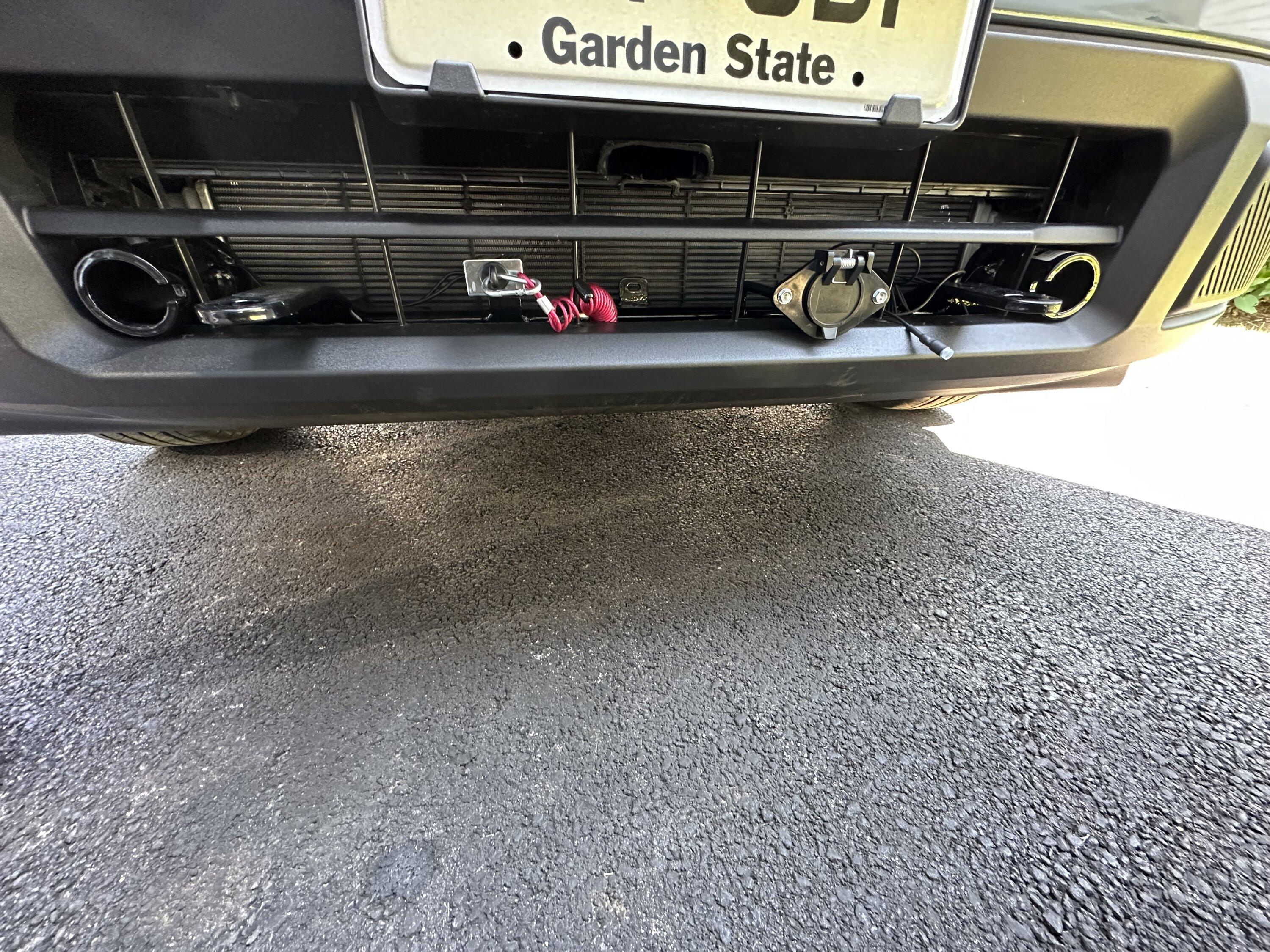 Ford Maverick Roadmaster tow bar installed IMG_7118