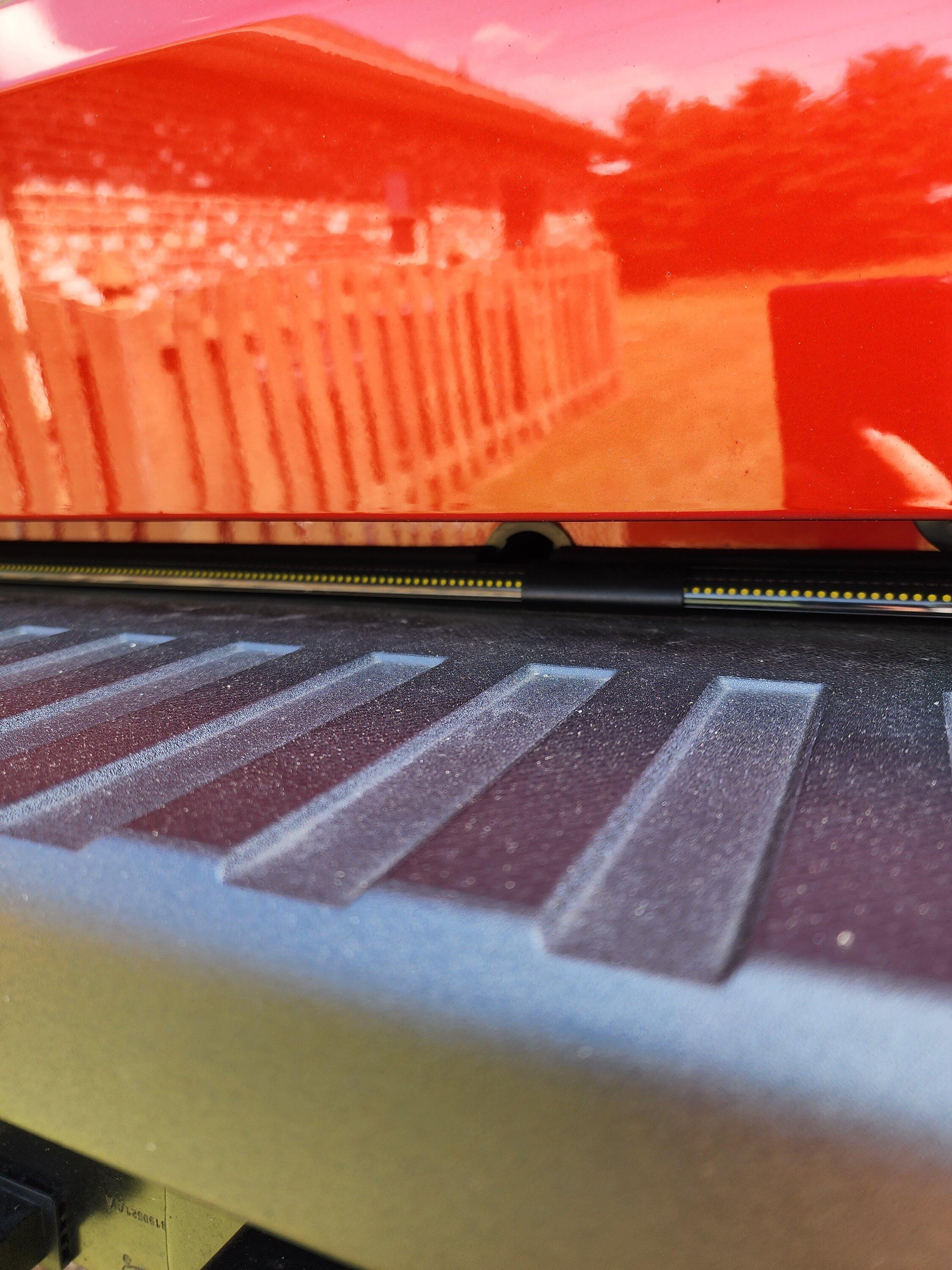 Ford Maverick Ford LED Tailgate Lightbar Installed 20230528_143547