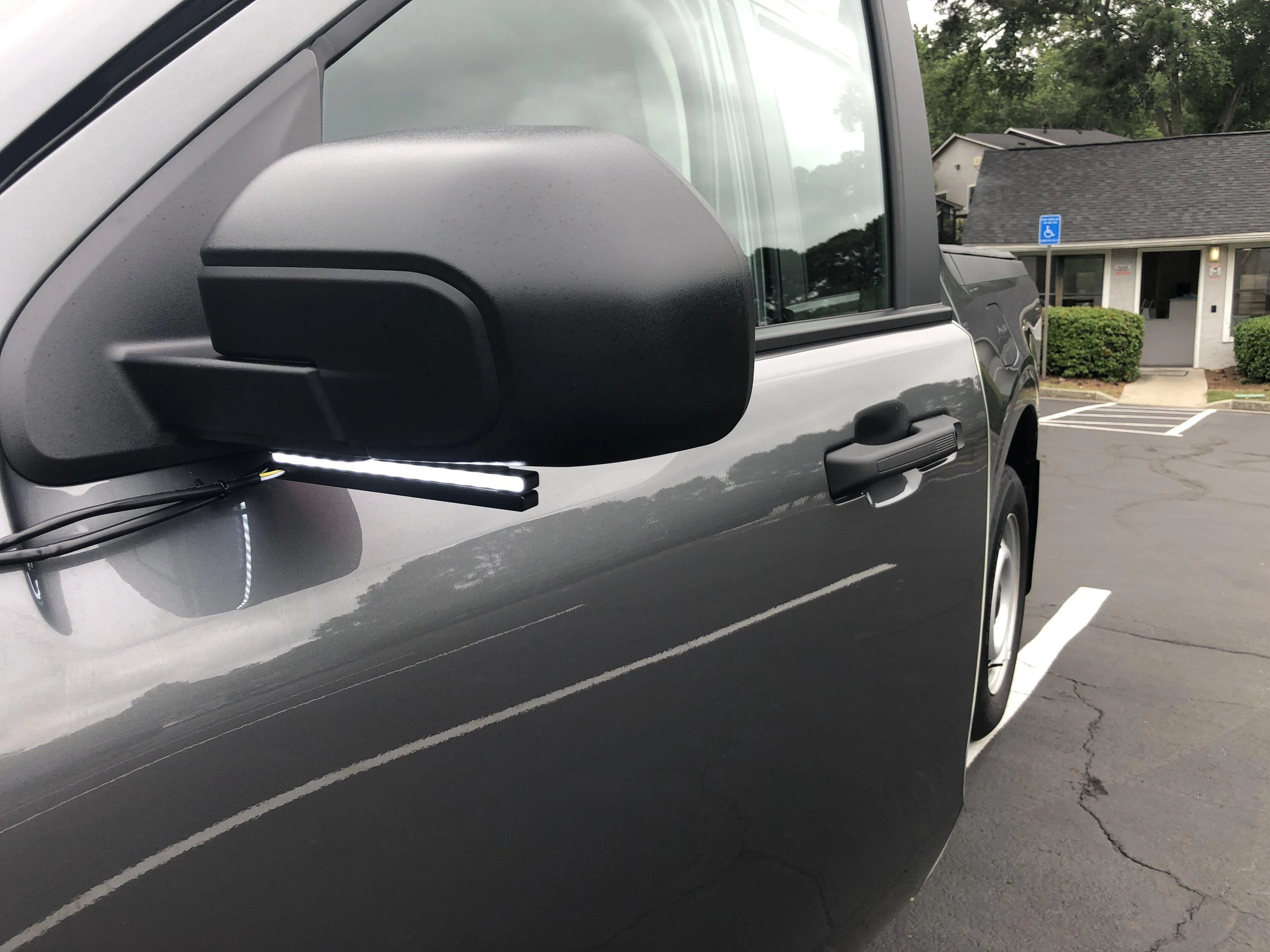 Ford Maverick Added sequential turn signals and DRL to my side mirrors IMG_8629